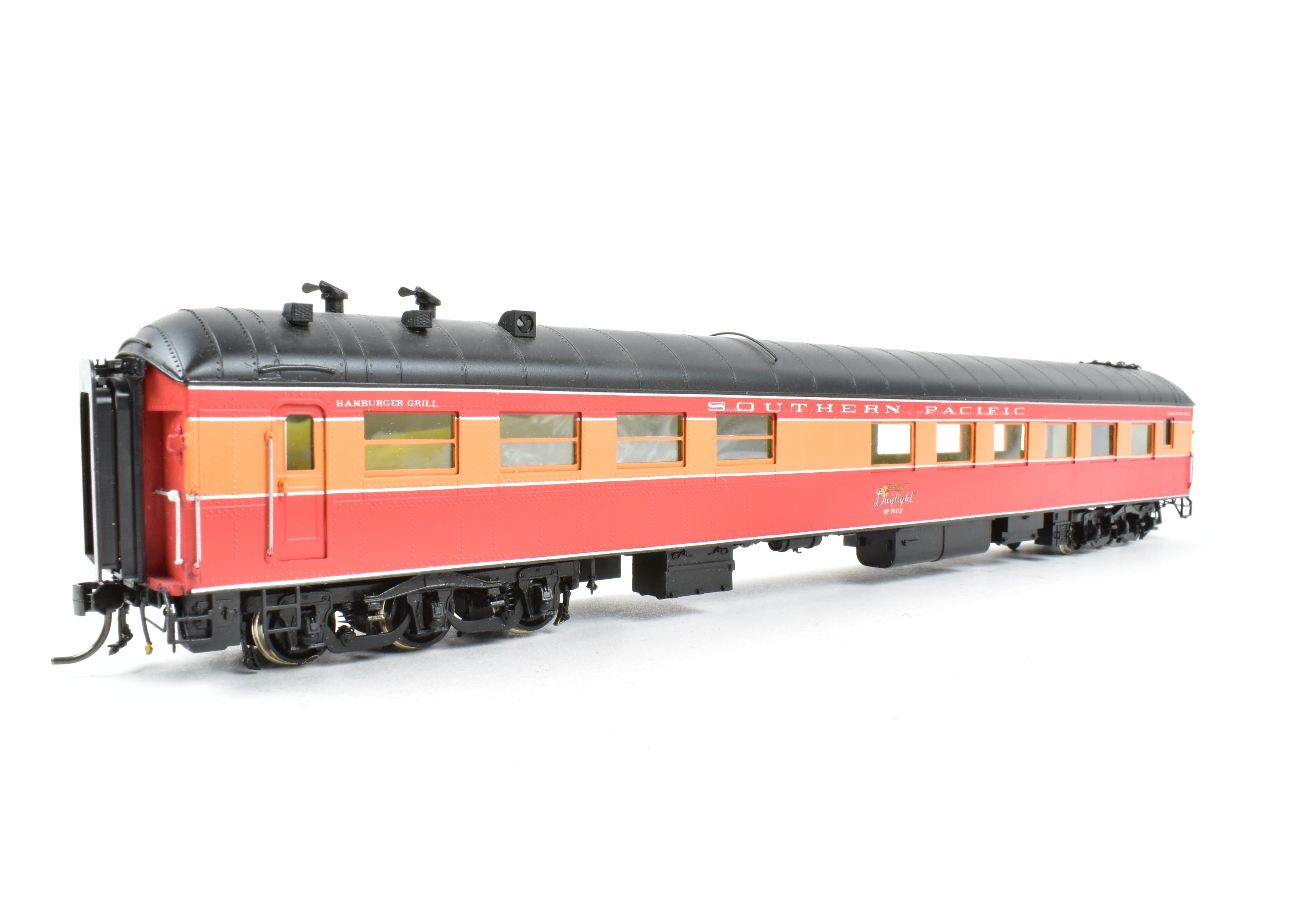 HO Scale Brass Precision Scale Co. Model Train Diner - Southern Pacific Harriman CS 77 - D - 4 with CP Daylight Scheme Custom Painting