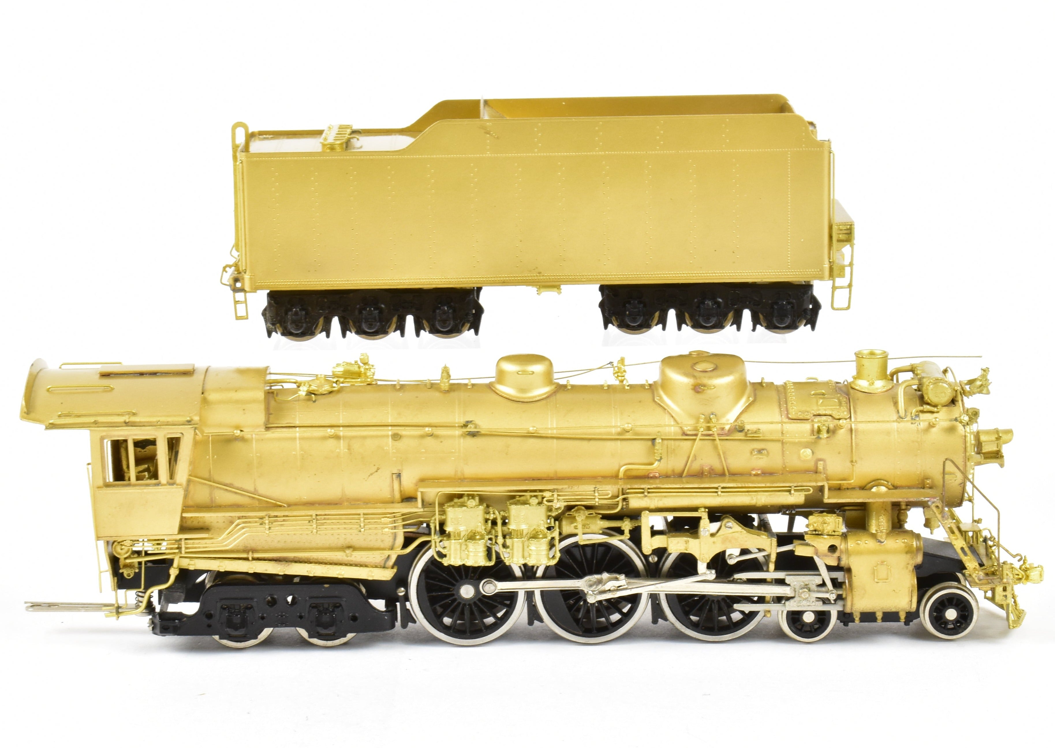 HO Scale Brass 4-6-4 Standard Hudson S-Class 3000 NPP Nickel Plated Model