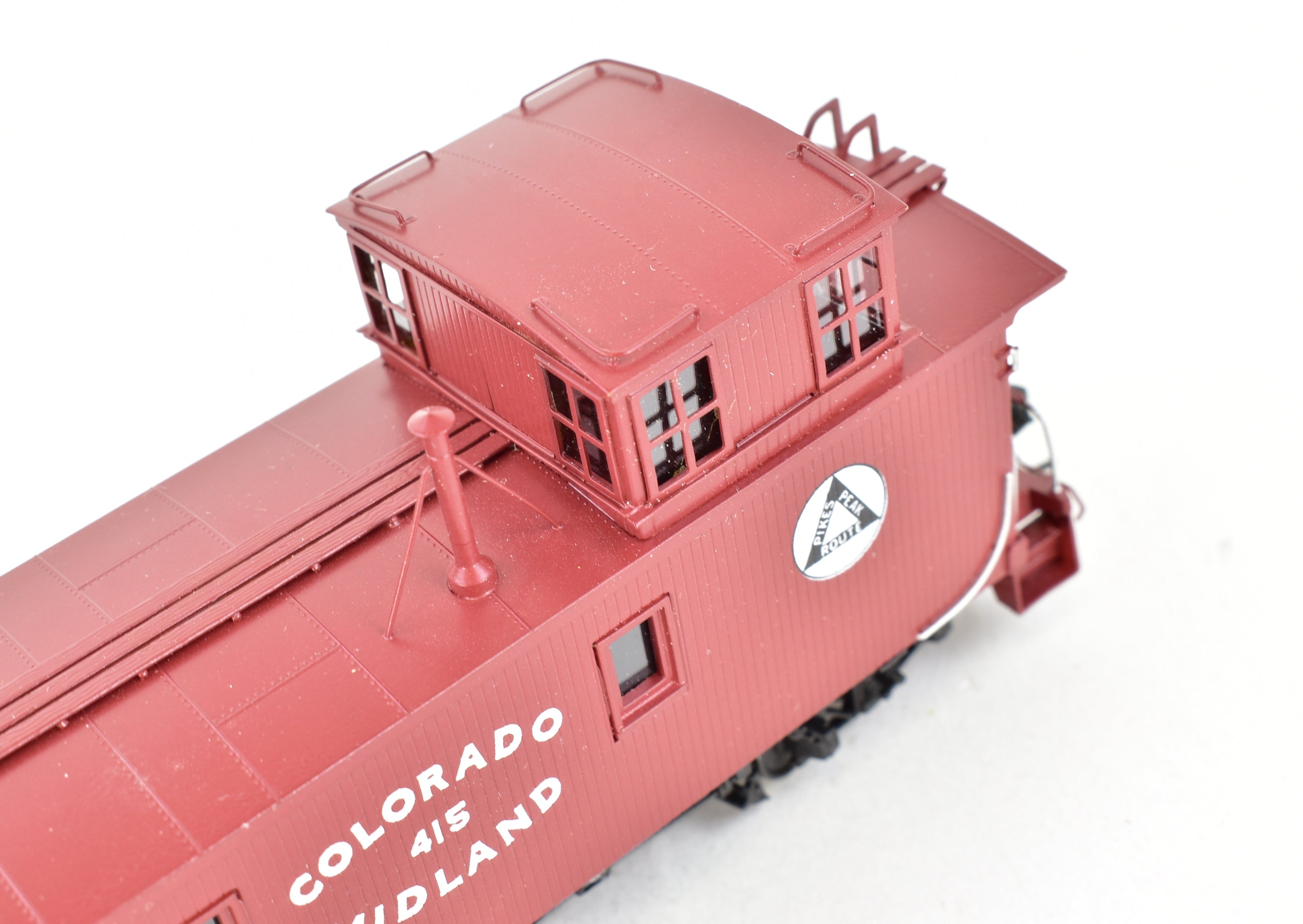 Collector's Pro-Painted HO Brass Beaver Creek Colorado Midland Wood Caboose