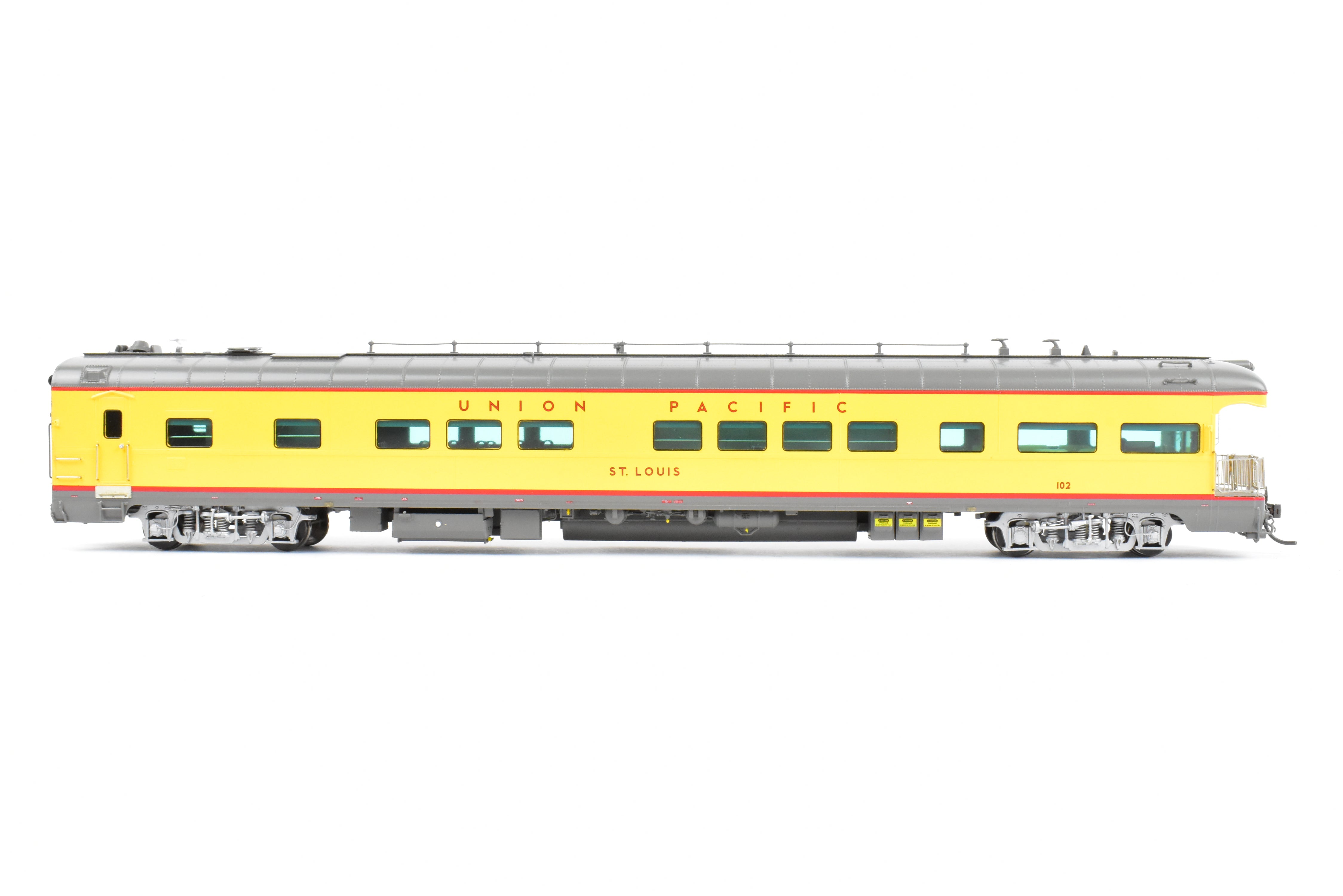 HO Brass OMI - Overland Models Union Pacific St Louis Business Car FP 102 w/Lights