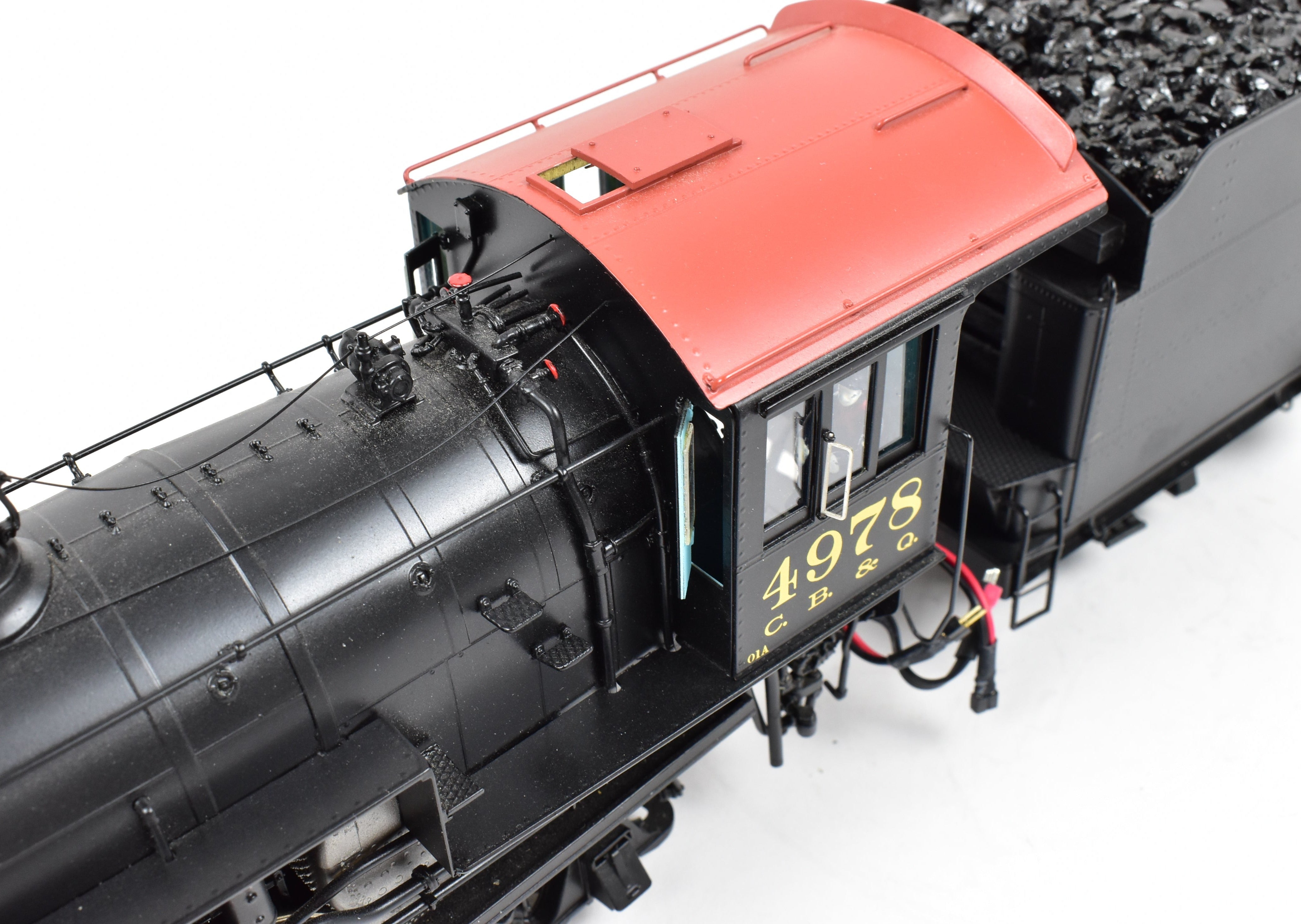 Sunset Models 3rd Rail O Scale Brass CB&Q Burlington Route O - 1a 2 - 8 - 2 FP #4978 with ESU DCC & Sound