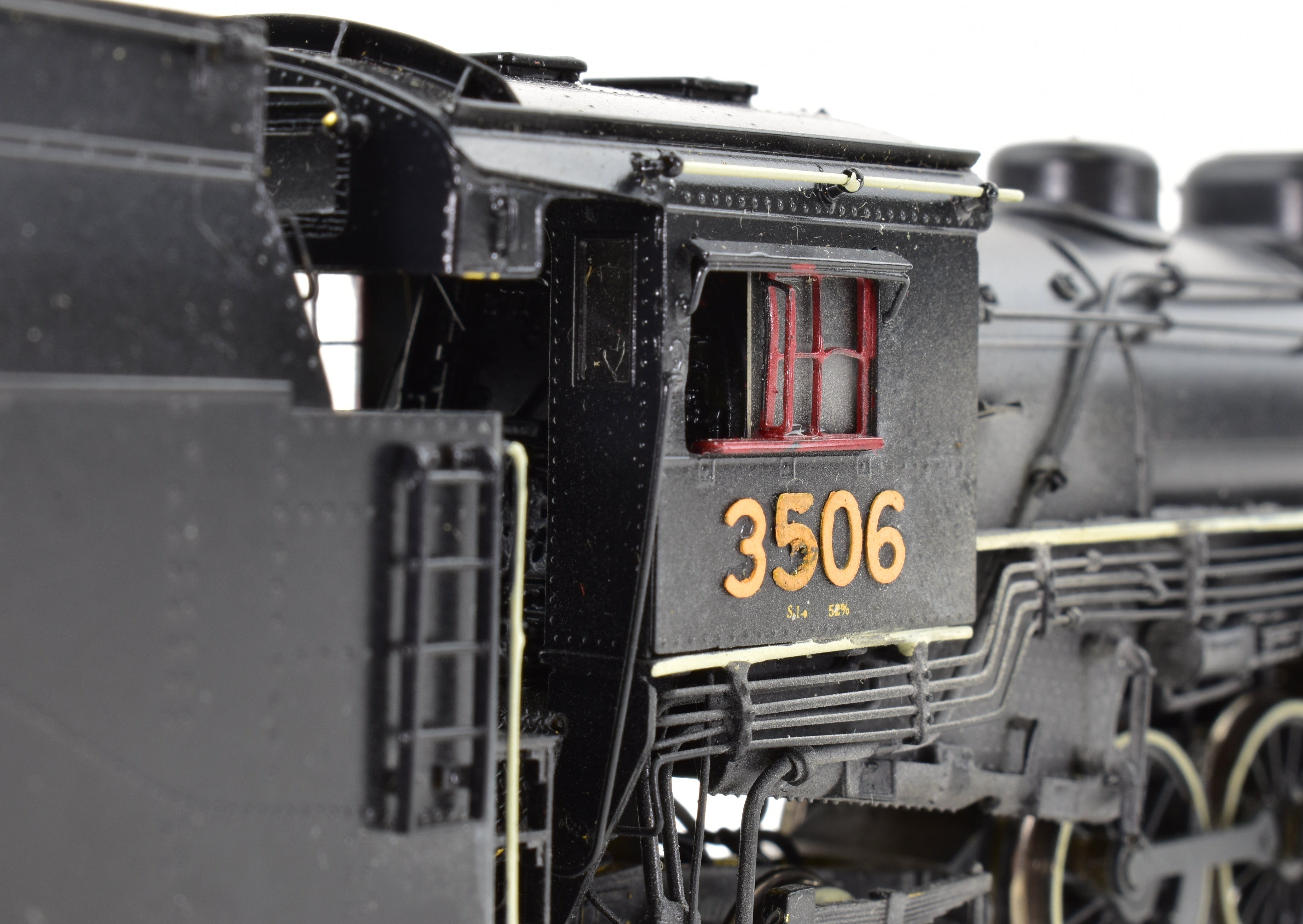 HO Scale Brass OMI Overland Models CNR S-1g 2-8-2 #3506 Pro-Painted Train Model