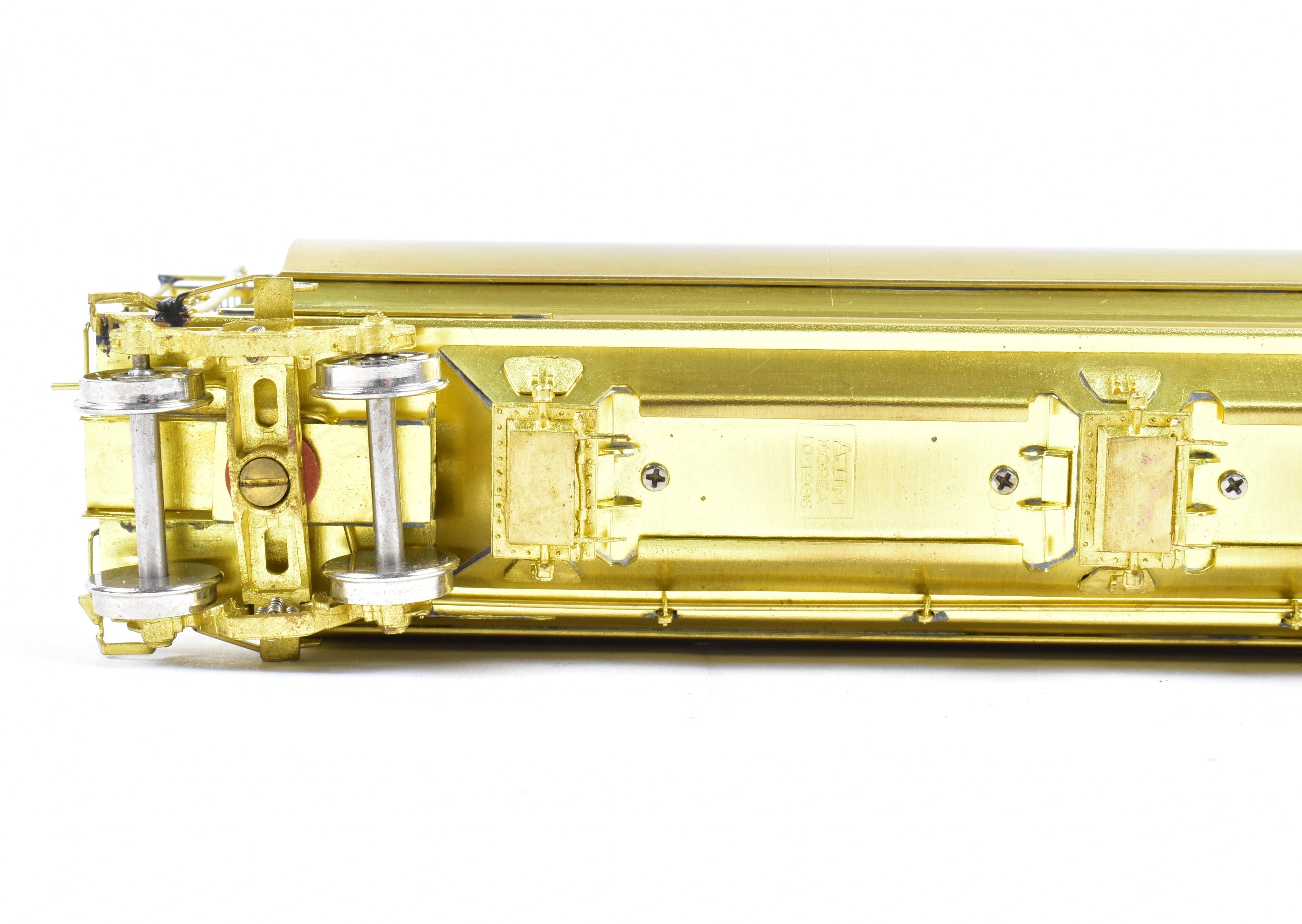 HO Scale Brass Model Train - OMI (Overland Models, Inc.) CB&Q - Burlington Route ACF Cylindrical Covered Hopper for Model Railroad Enthusiasts
