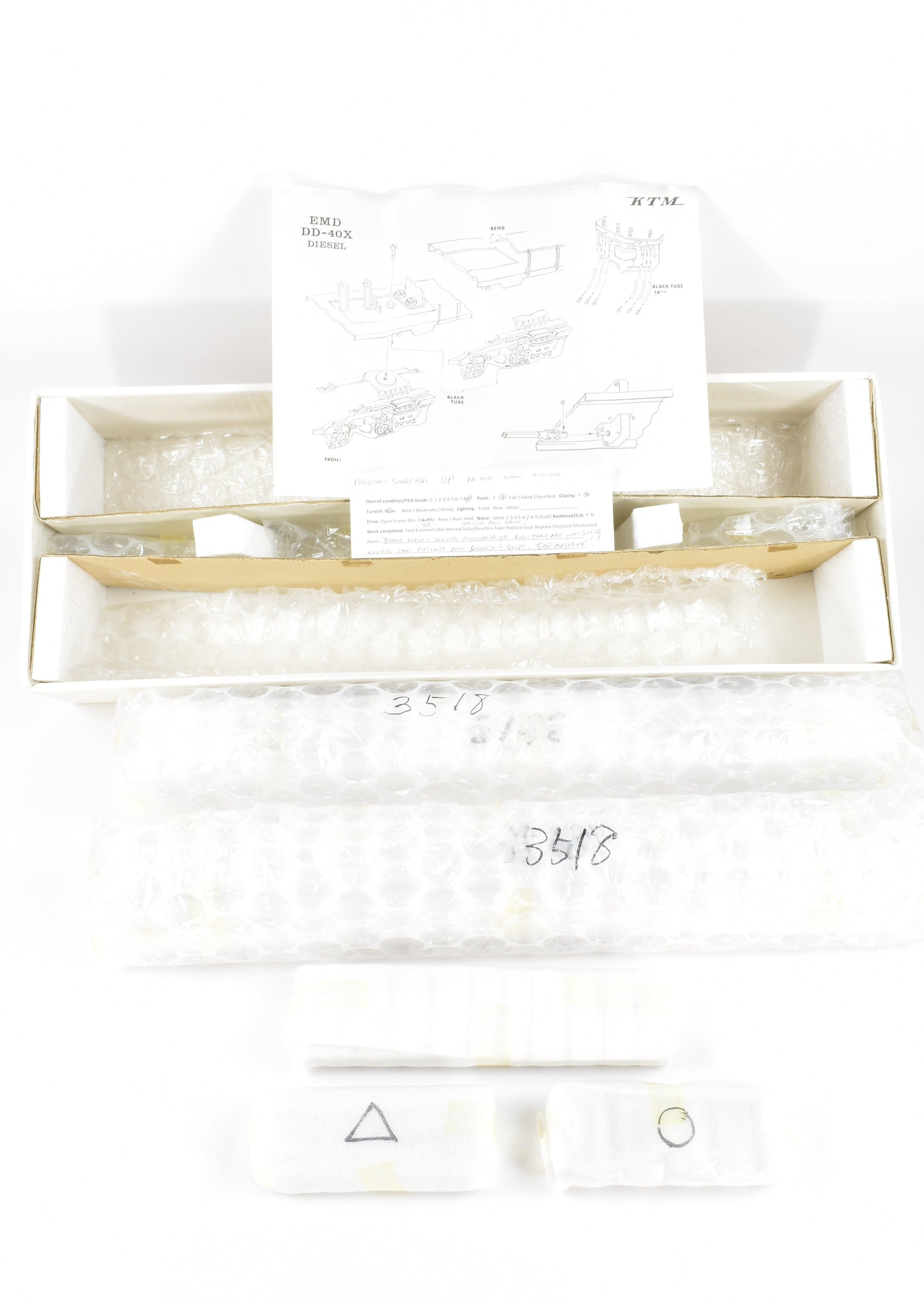 Rare O Scale Brass Precision Scale Co. Union Pacific EMD DD - 35B Model