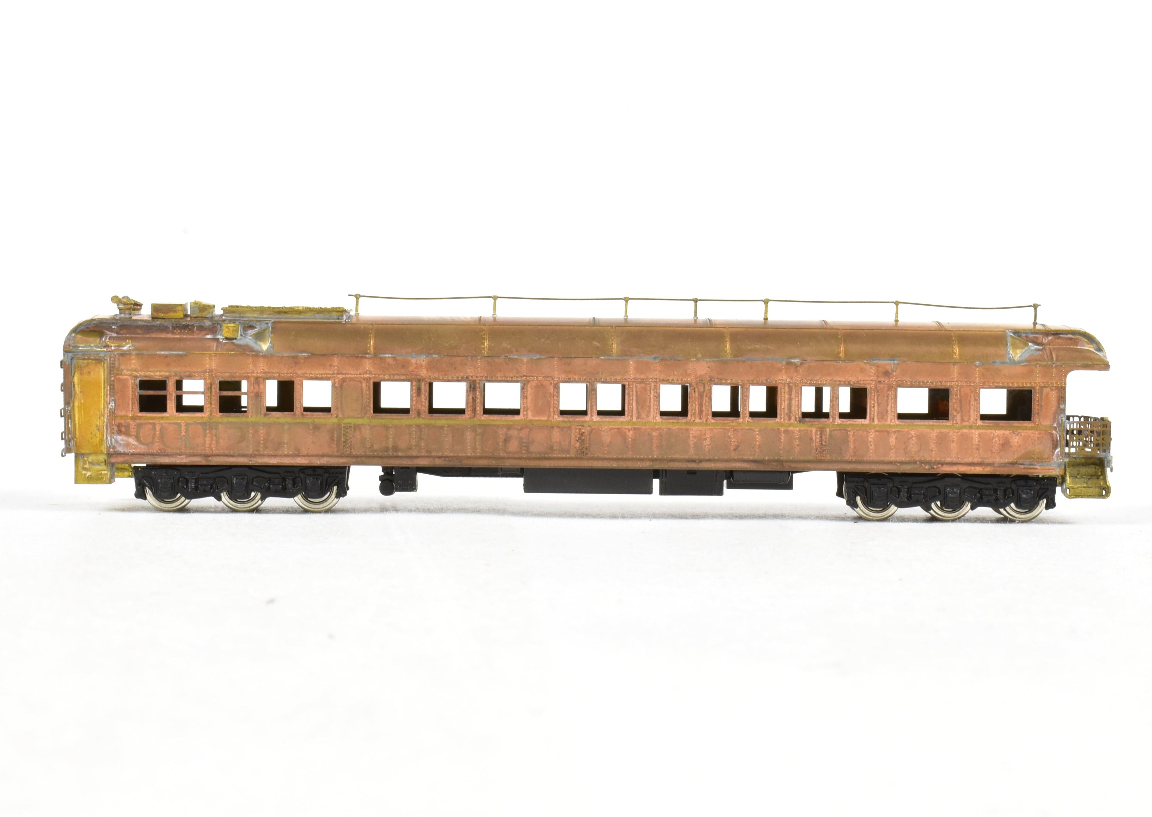 N Scale Brass ATSF - Santa Fe Heavyweight Business Car #9/10, AS-IS Condition