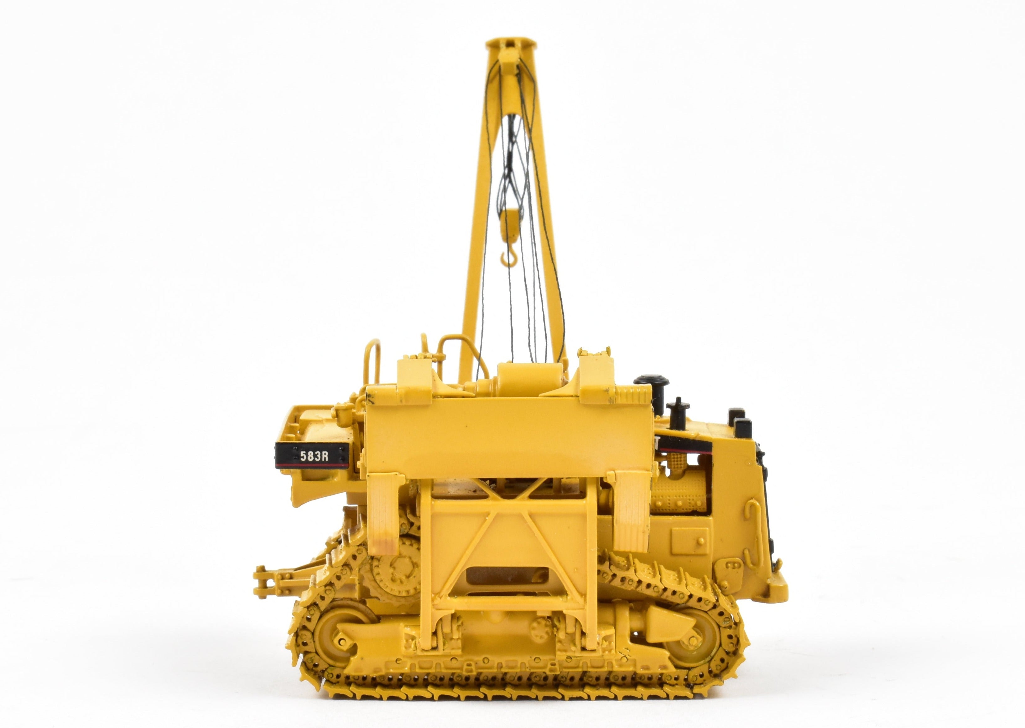 High - Quality HO Scale Brass Construction Model - Factory - Painted Caterpillar 583R Pipelayer by CON CCM Models