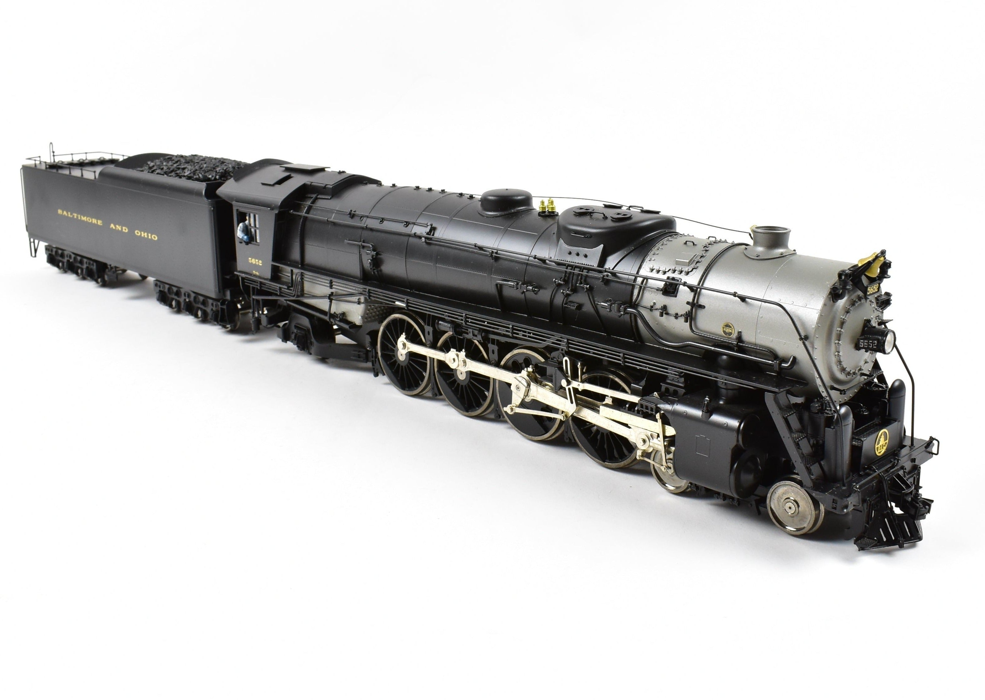 O Scale Brass Model Train - Sunset Models B&O Baltimore and Ohio T4A 4-8-2 FP Locomotive #5652