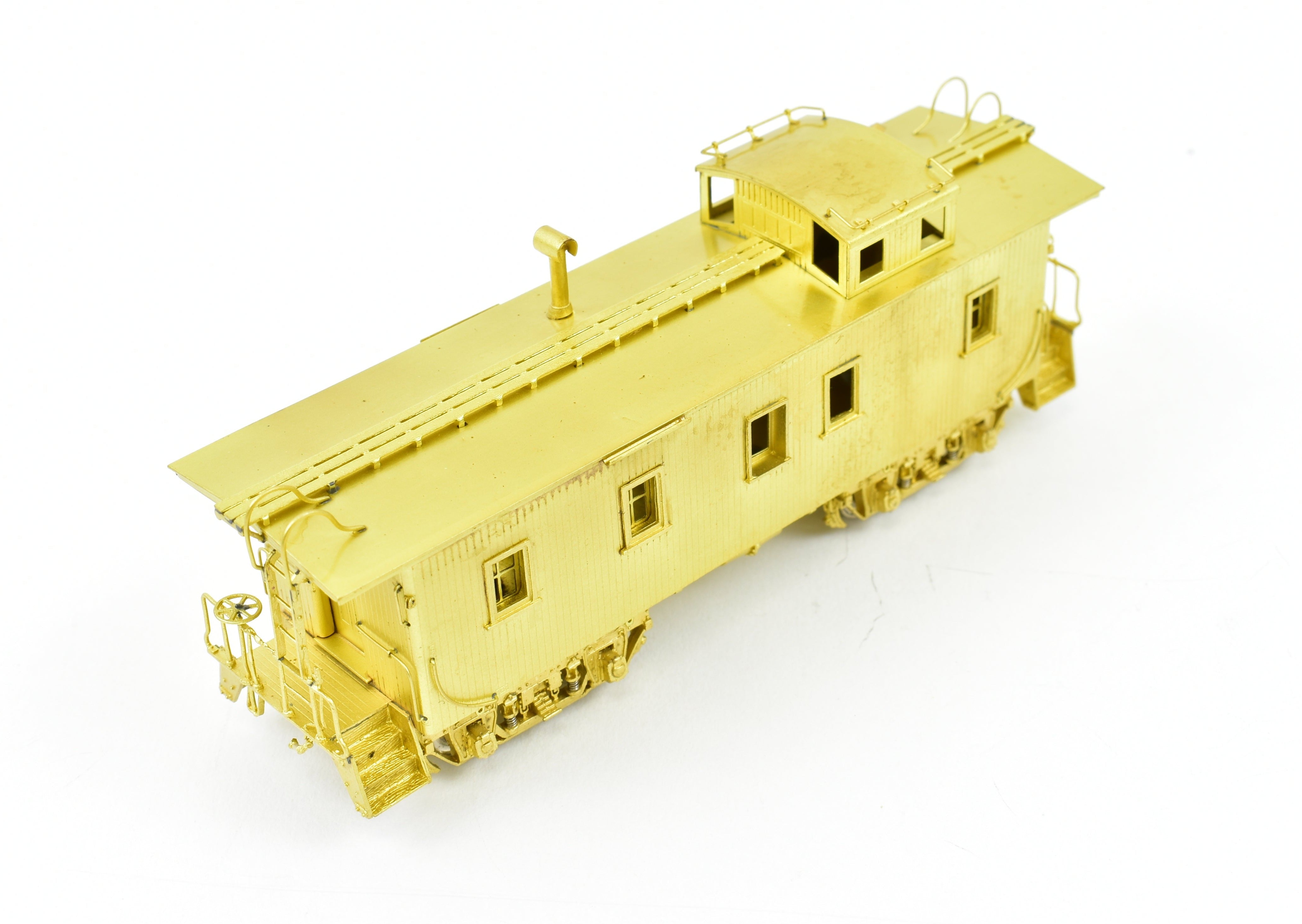HO Brass OMI C&NW Wood Caboose End Windows Only, Minor Box Wear