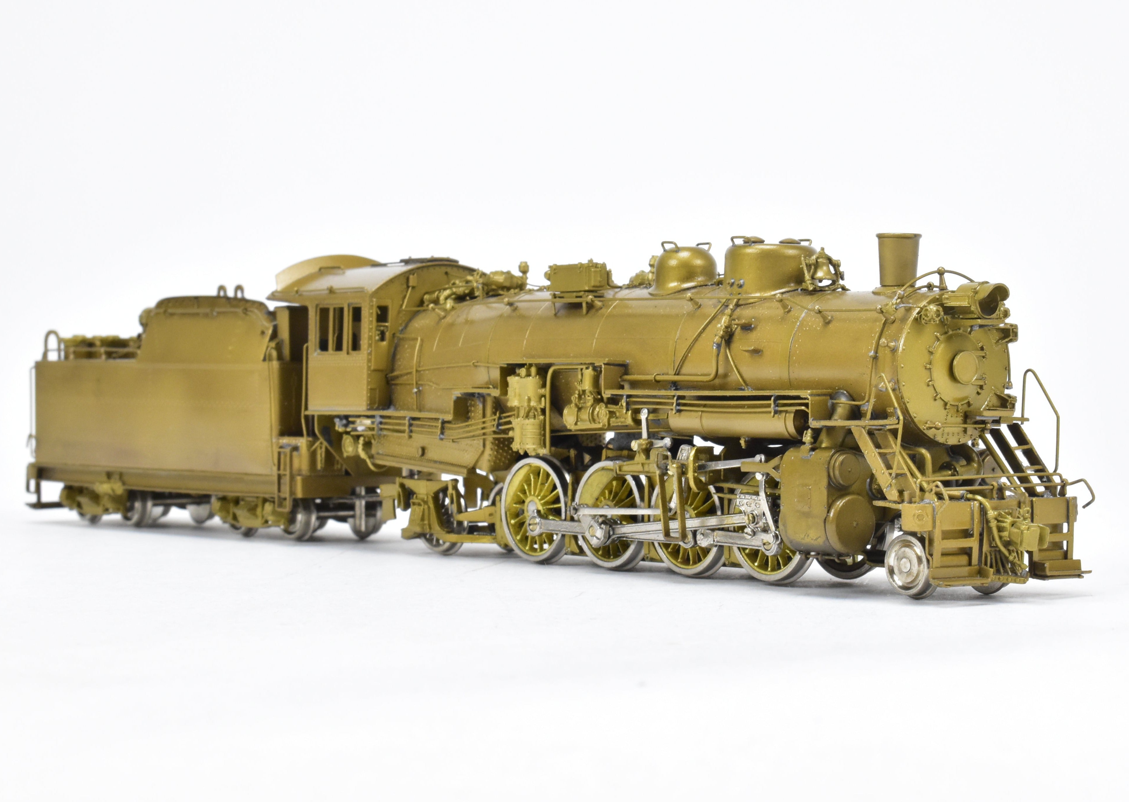 HO Scale Brass Model of Oriental Limited CB&Q - Burlington Route O - 1a 2 - 8 - 2 Steam Locomotive