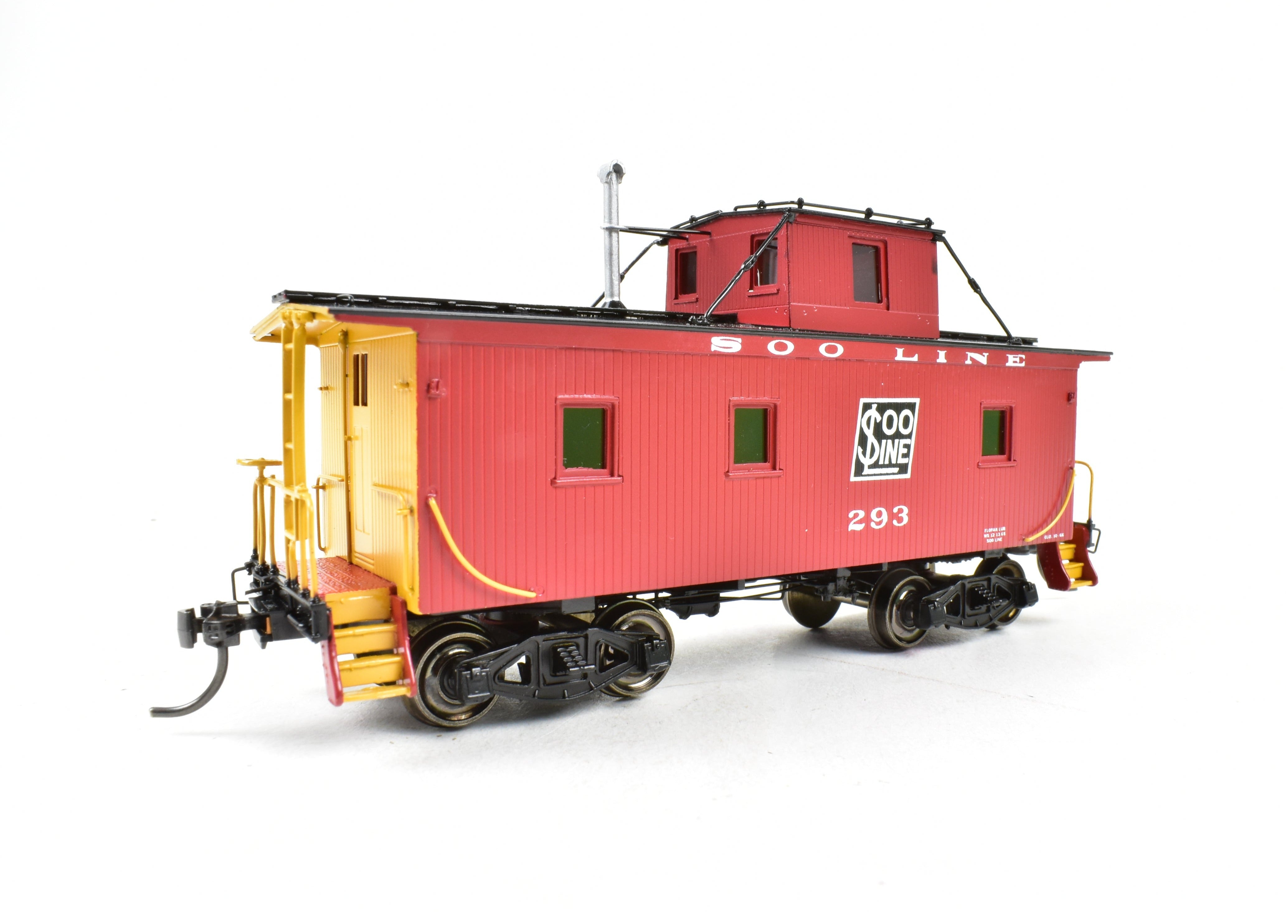 1996 HO Brass OMI Soo Line Shorty Wood Sheath Caboose FP No. 293