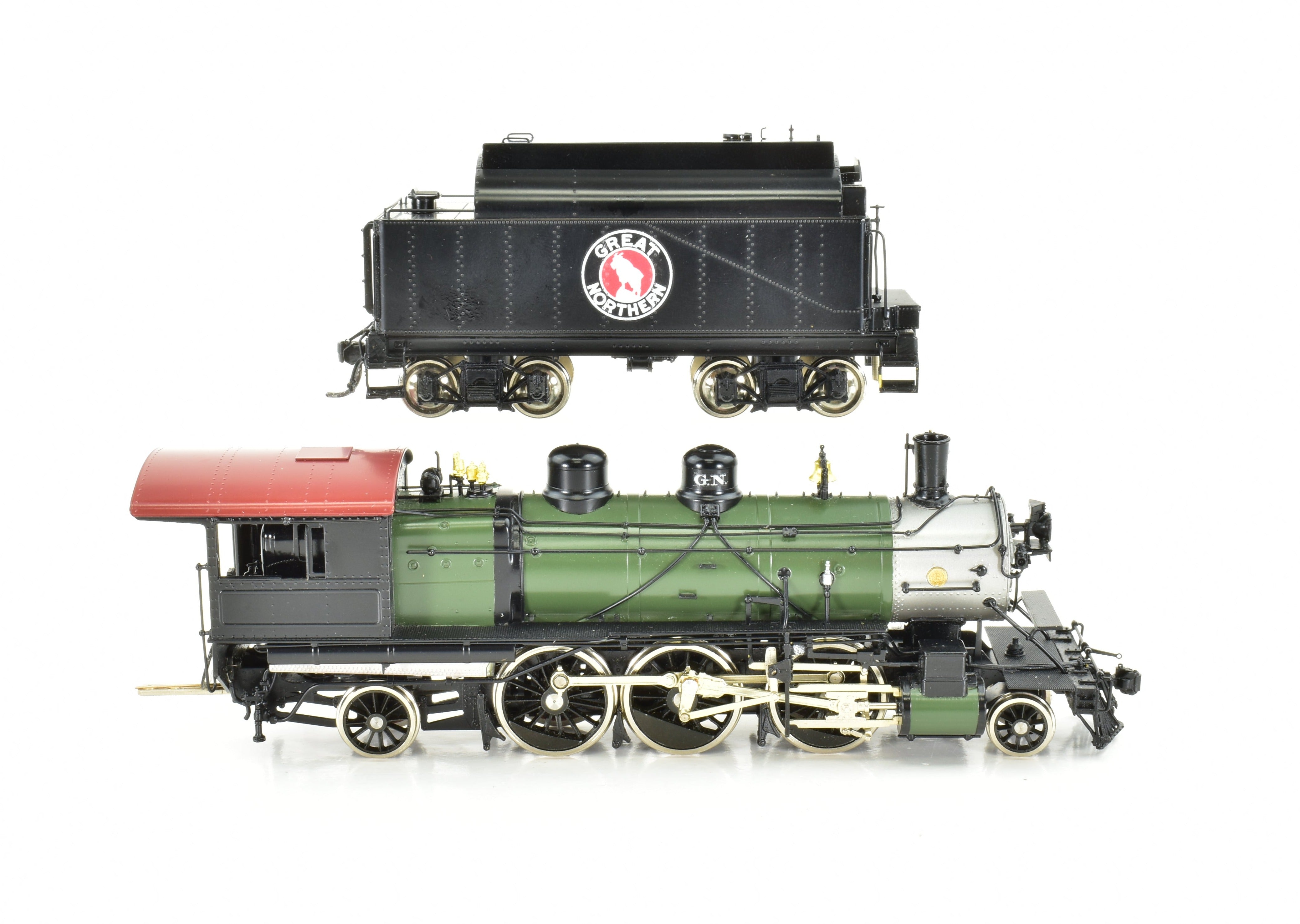 HO Scale Brass Great Northern 2-6-2 Class J-1 FP with Green Boiler Jacket