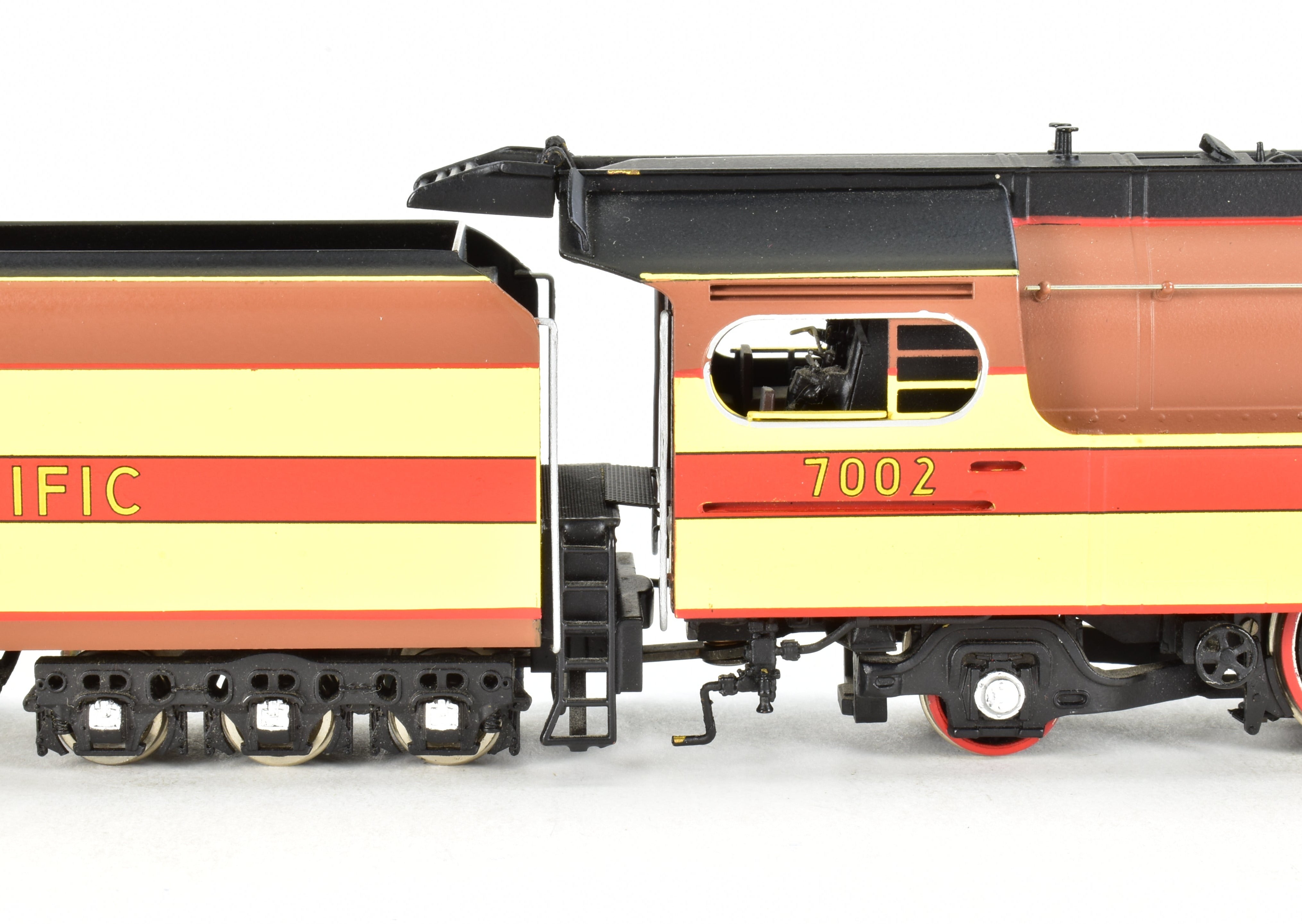 HO Scale Brass Union Pacific 4-8-2 FP Steam Locomotive Model, Key Imports UP No. 7002 Forty Niner