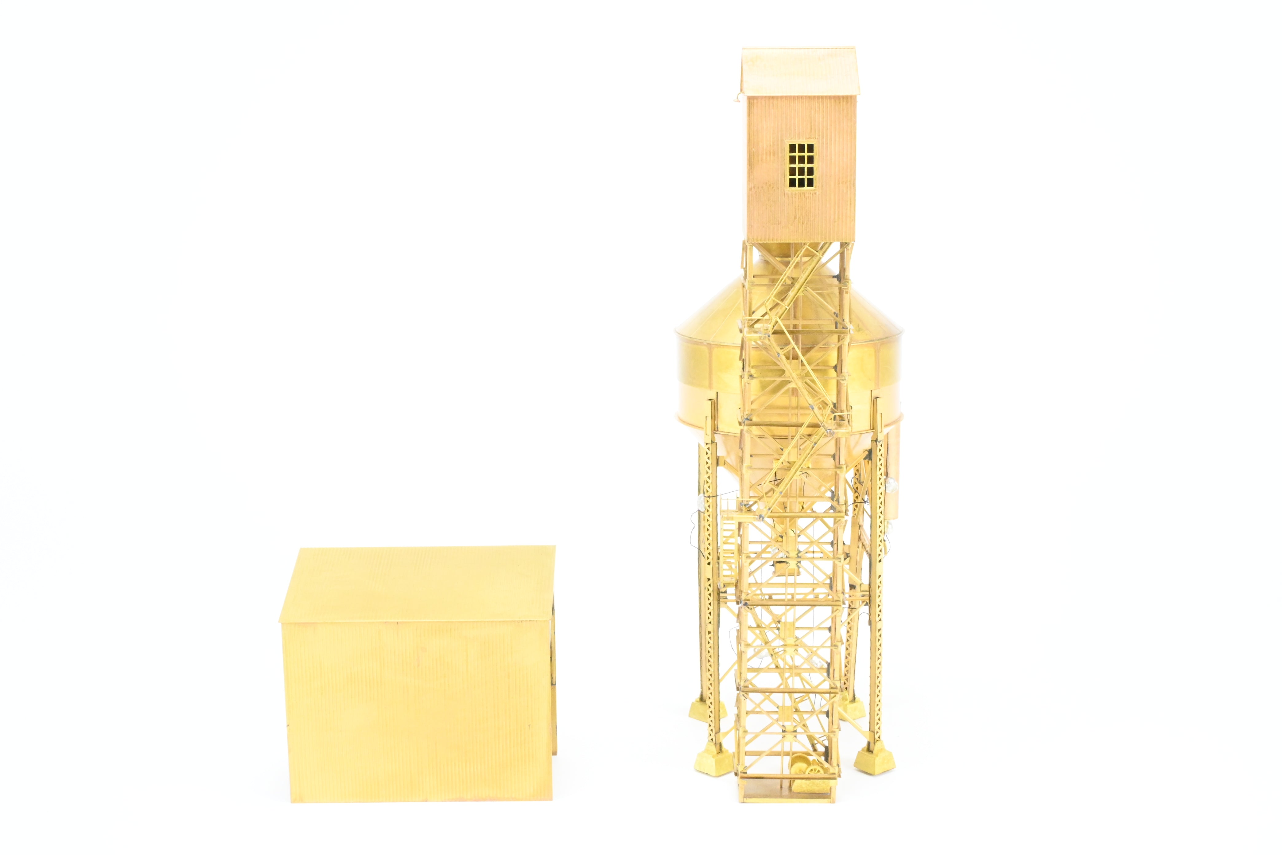 HO Scale Brass Model - Overland Models, Inc. Ogle Steel Type Coaling Tower from 1998 Production Run for Various Midwest and East Roads