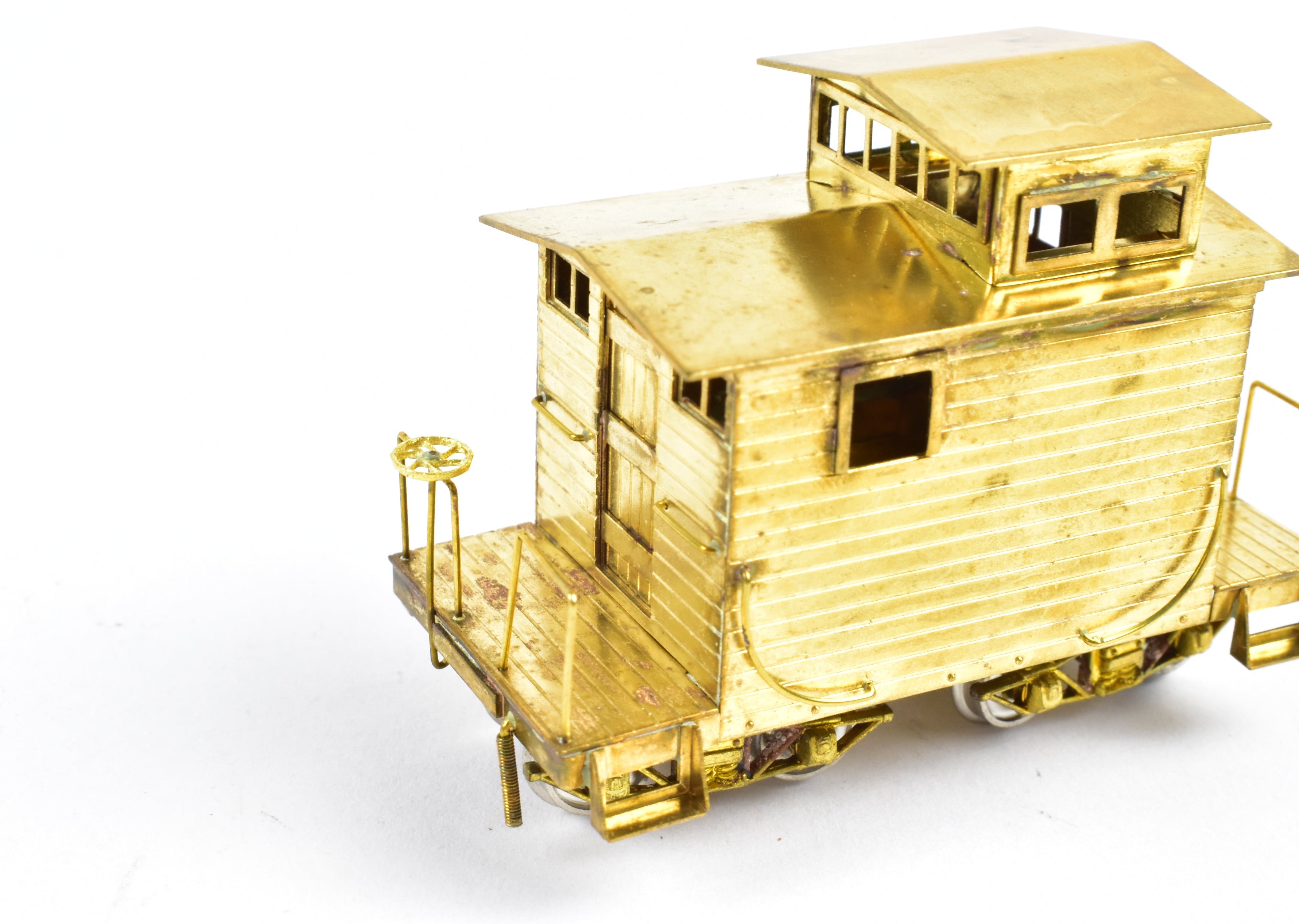 HOn3 Scale Brass Model Train Westside Lumber Co. Short Caboose No. 7 by Westside Model Co.