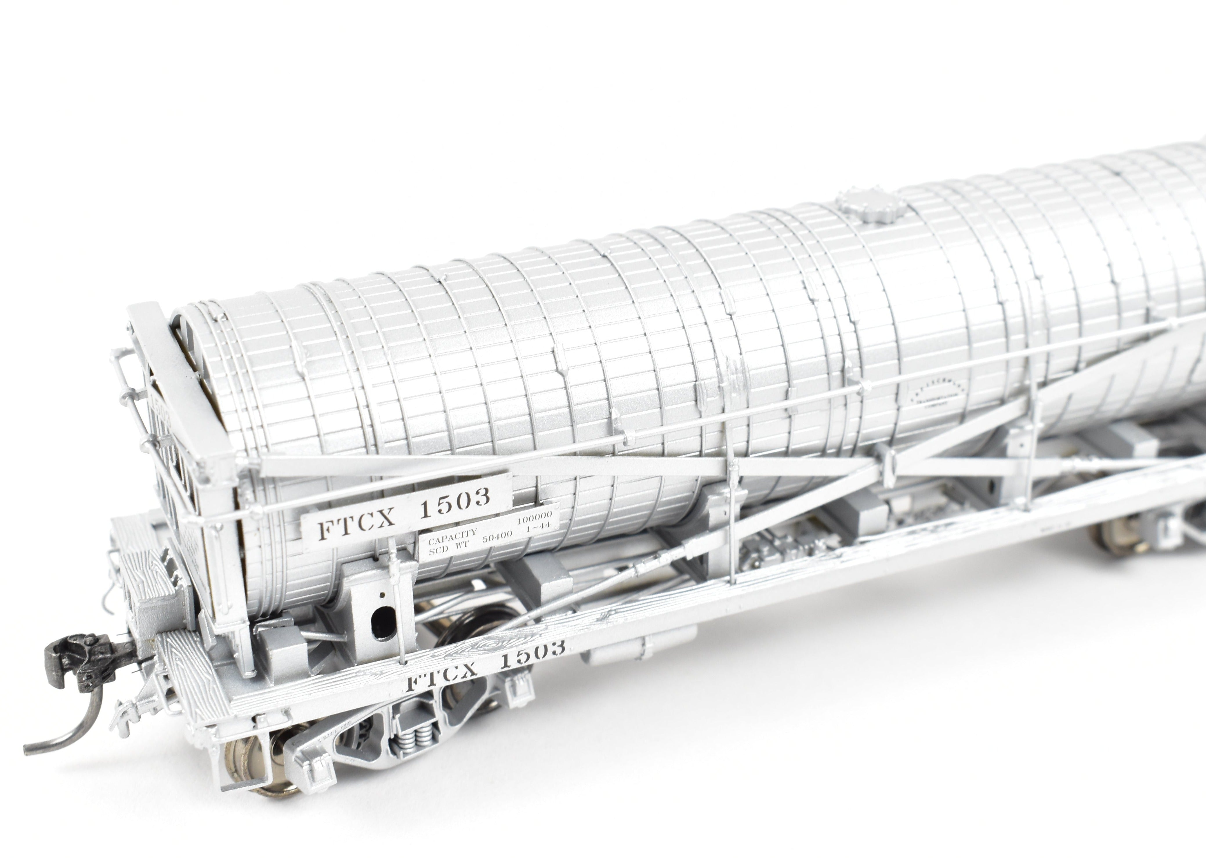 HO Scale New Brass Model Car for North Bank Line with Various Roads - FTCX 1503 Fleishman's Vinegar Brand