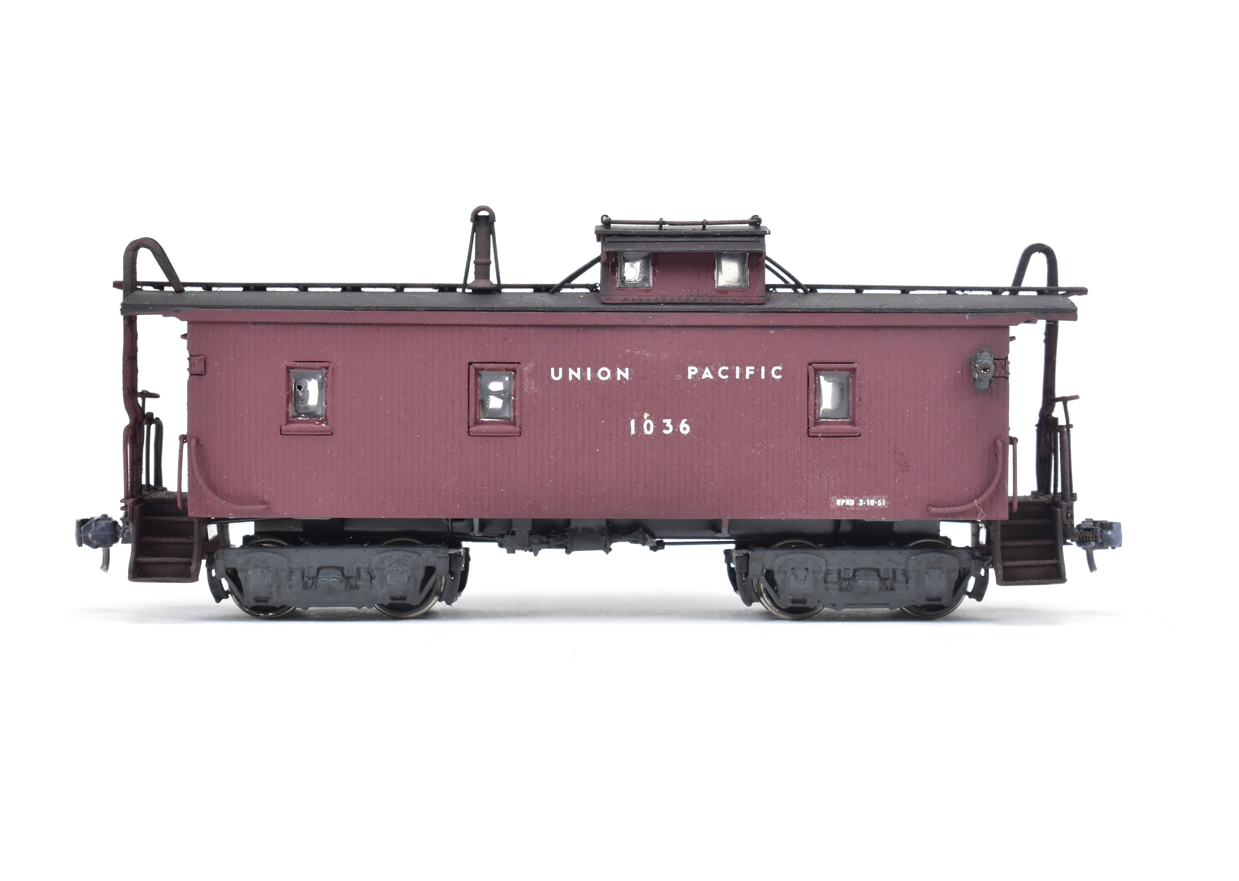 HO Brass OMI UP Union Pacific CA-1 Wood Caboose CP #1036 by Overland Models
