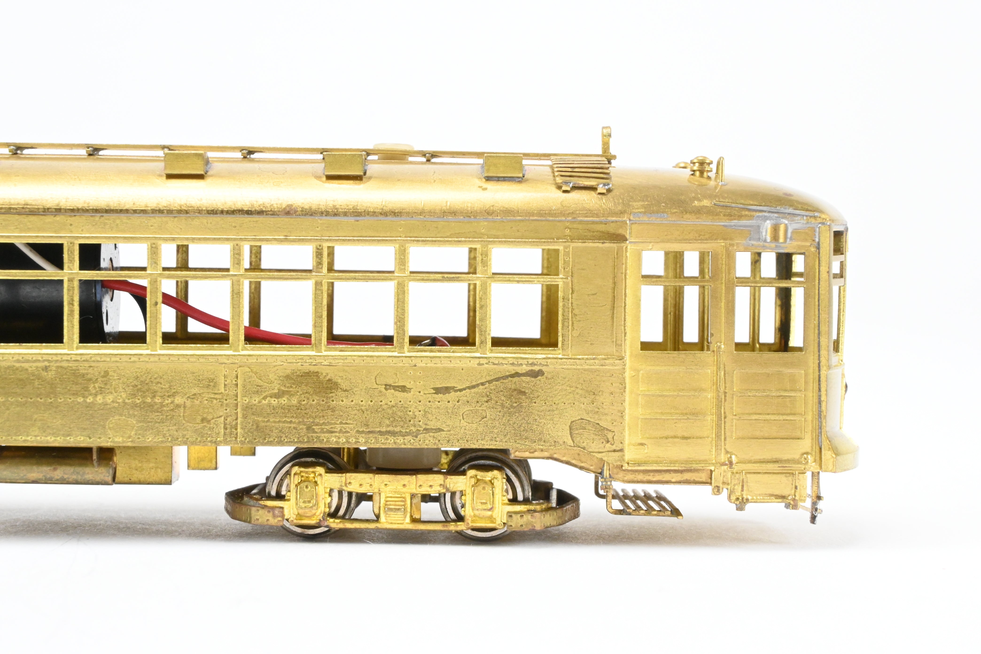 HO Scale Brass Fairfield 345-2 CSL Chicago Surface Lines Two-Man City Car