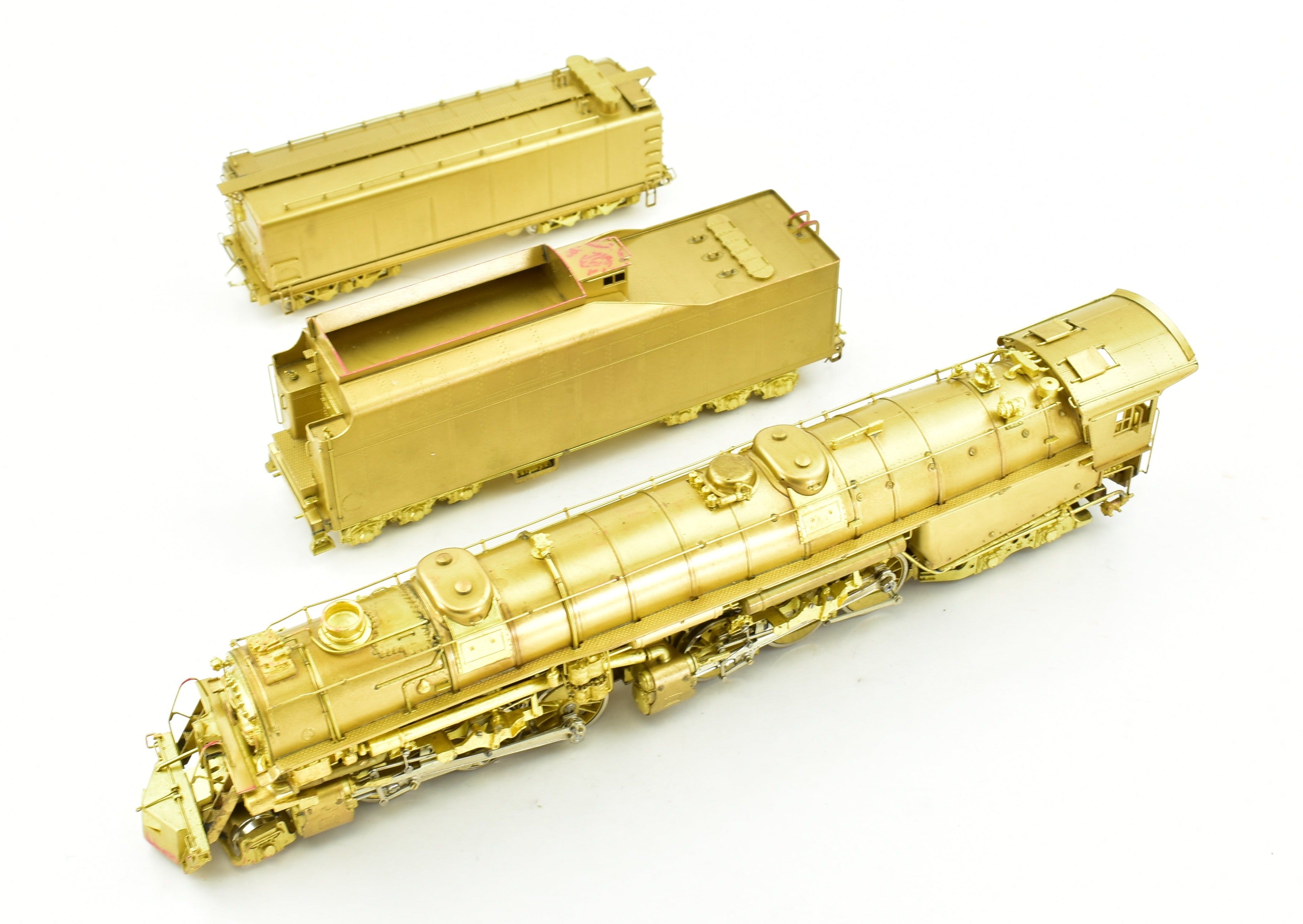 HO Scale Brass Model Train Key Imports Norfolk & Western Class A 2-6-6-4 Steam Locomotive with Auxiliary Water Car