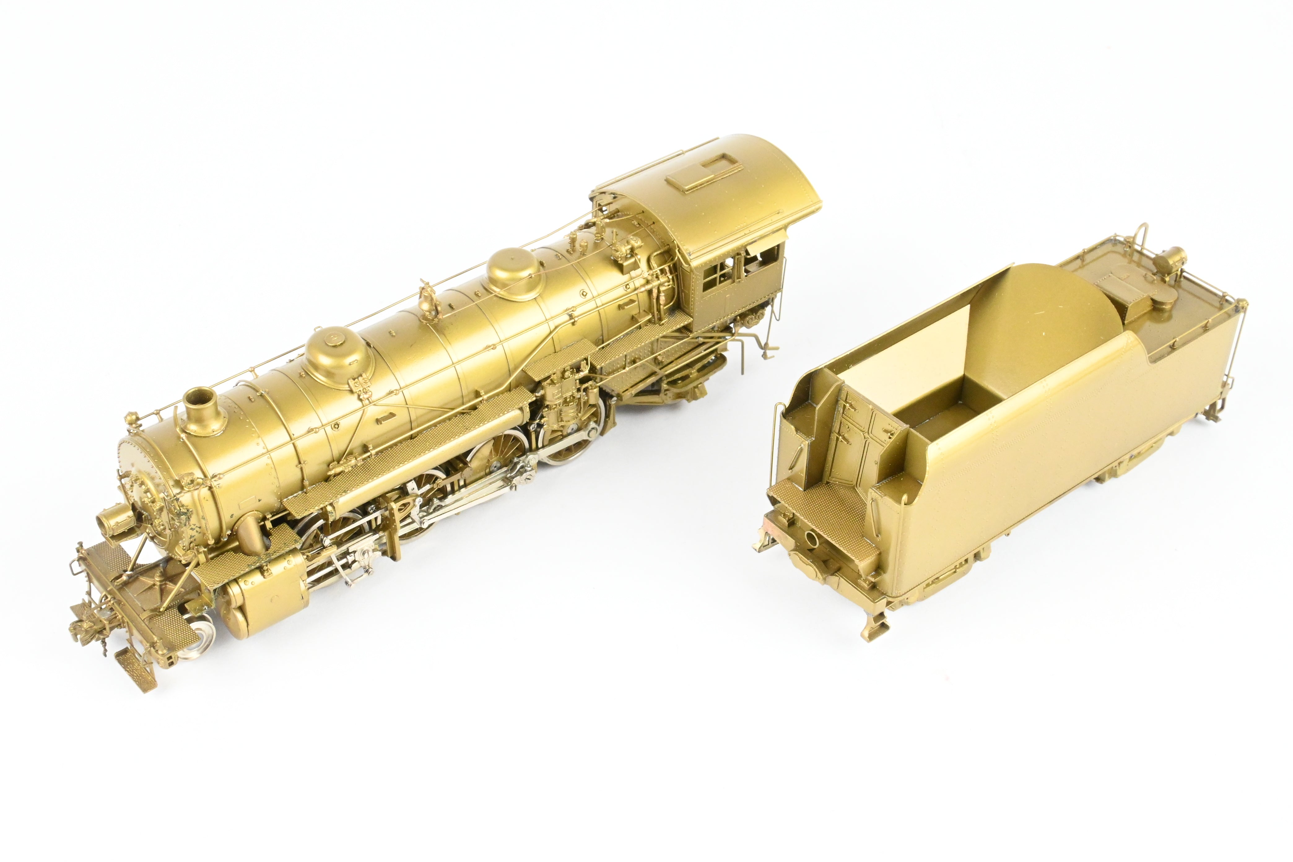 High - Quality HO Scale Brass Key Imported Steam Locomotive from NYC - New York Central #1594 H - 5s Class 2 - 8 - 2 Mikado Model