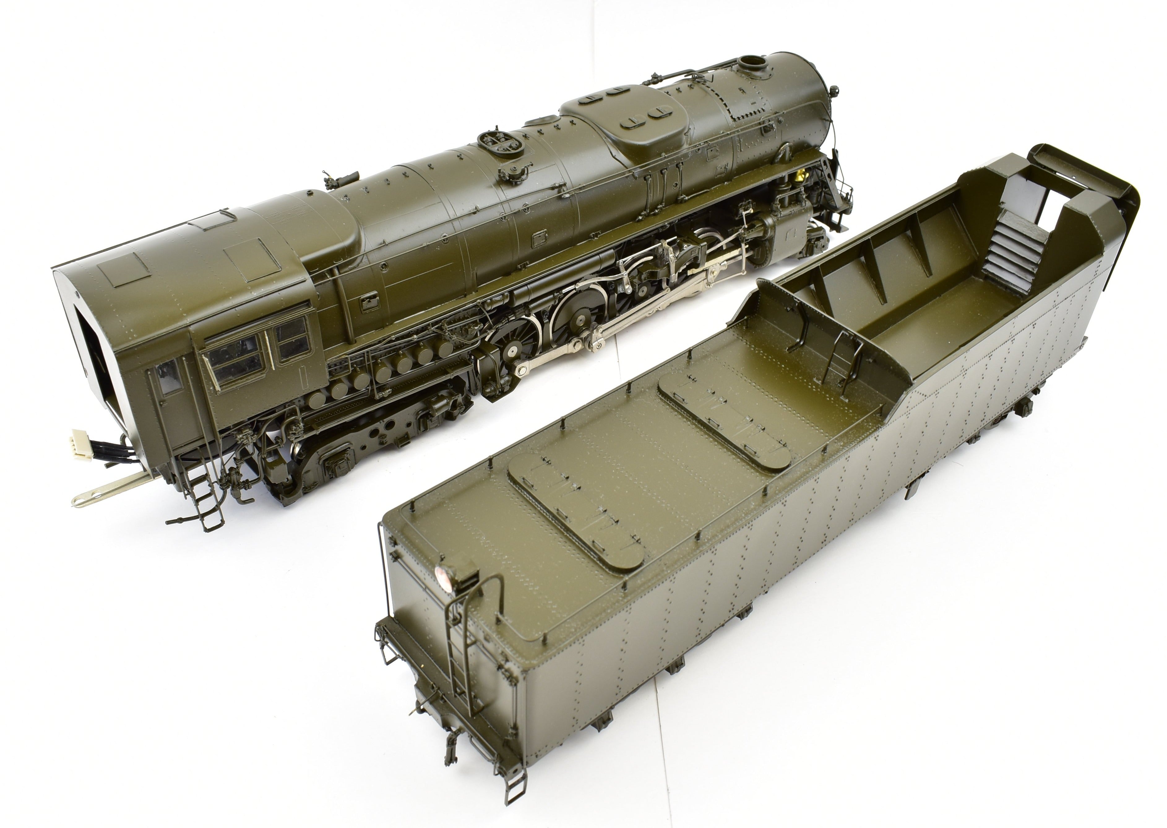 O Scale Brass Model Train - Overland Models, Inc. Pittsburgh & Lake Erie A-2 2-8-4 Factory Painted by Ajin in Korea