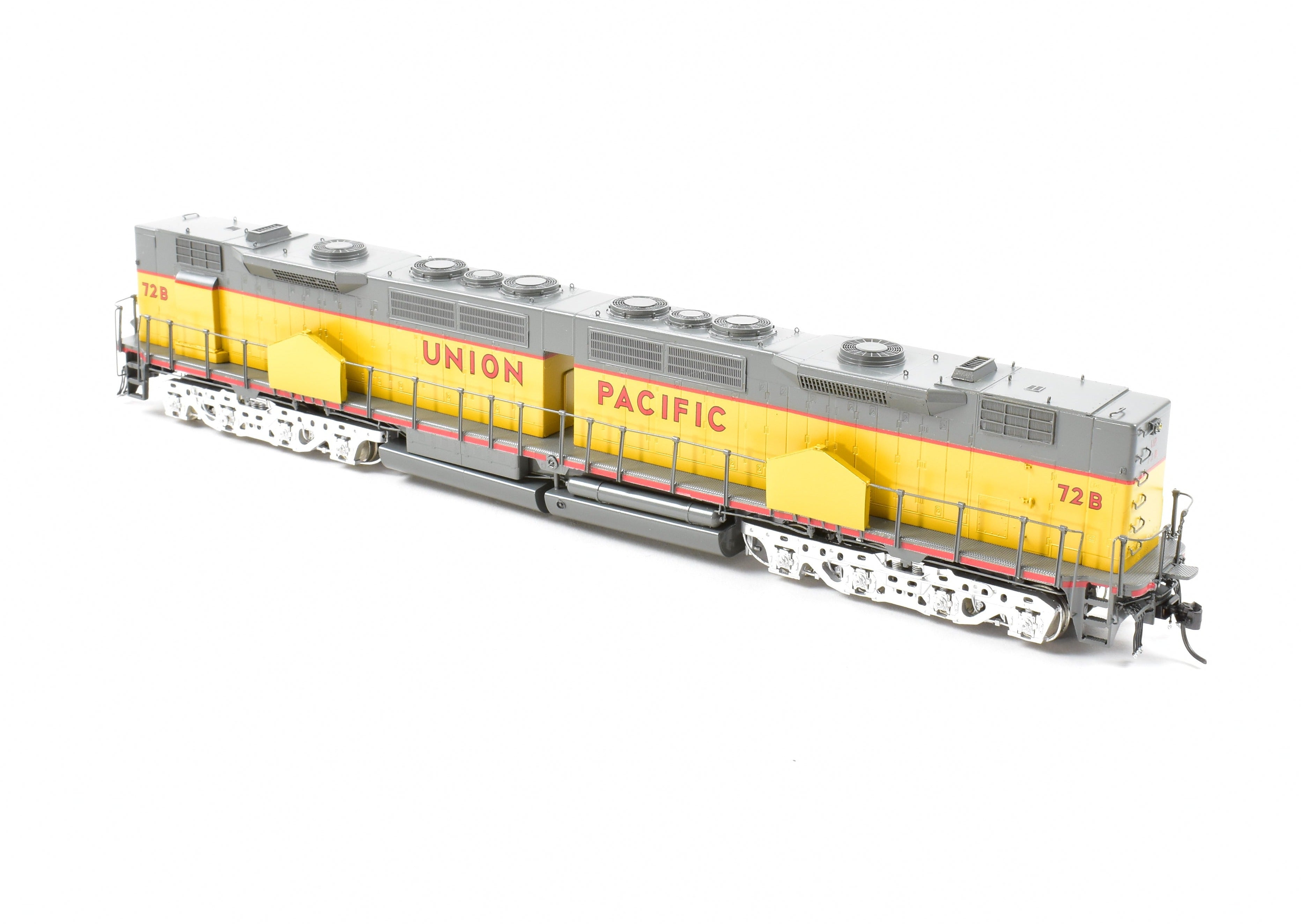 HO Scale Brass Locomotive - Overland Models, Inc. (OMI) Union Pacific (UP) Modernized DD35 B with Sand Boxes and Factory - Equivalent Custom Painting