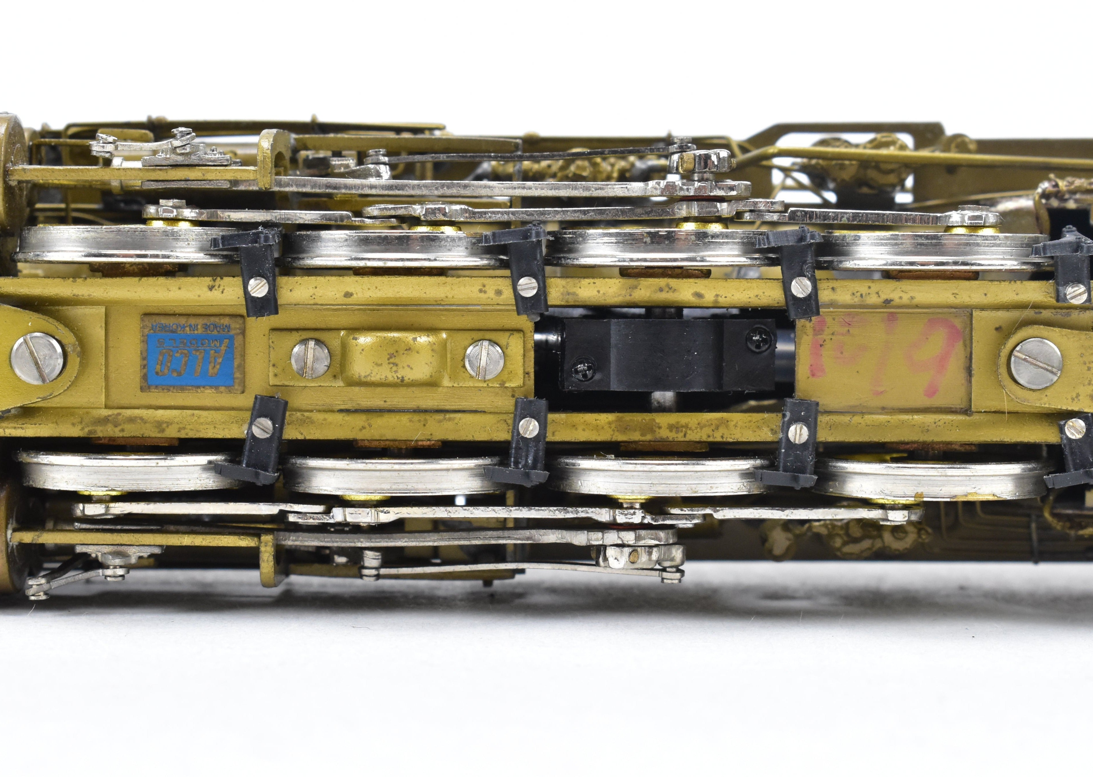 HO Scale Brass ALCO Model Train Southern Pacific MK - 6 2 - 8 - 2 Locomotive Upgraded with NWSL Gearbox