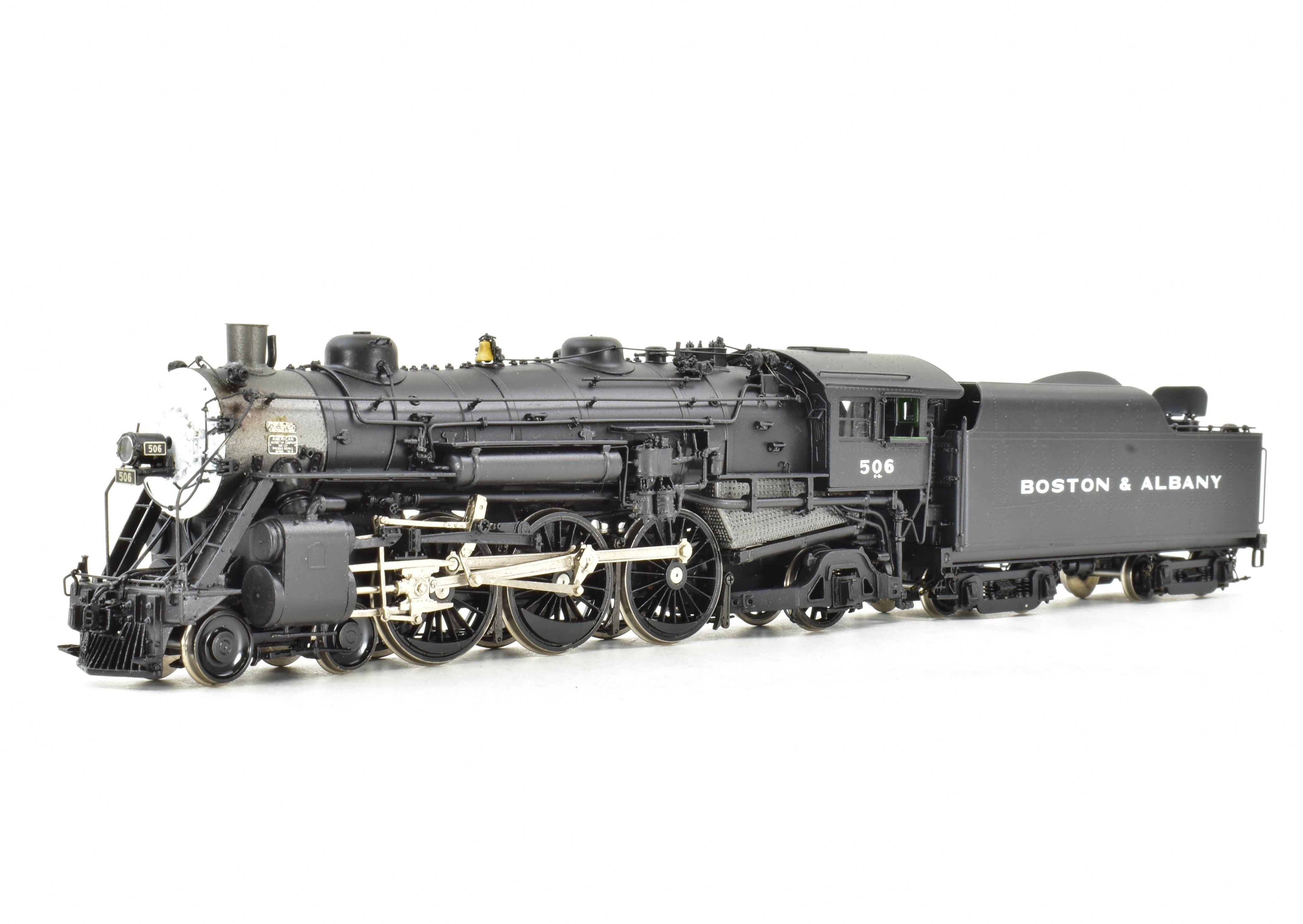 HO Scale Brass Key Imports B&A Boston & Albany K - 3n 4 - 6 - 2 Pacific #506 Factory Painted
