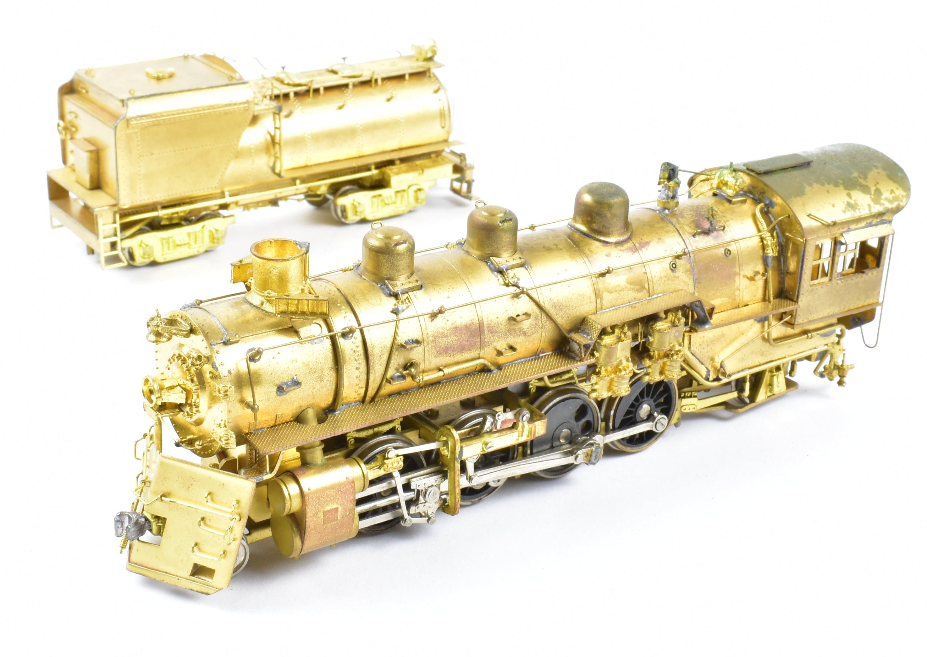 HO Scale Brass Balboa Union Pacific MK - 6 2 - 8 - 2 Mikado Steam Locomotive Snow Plow Pilot Model