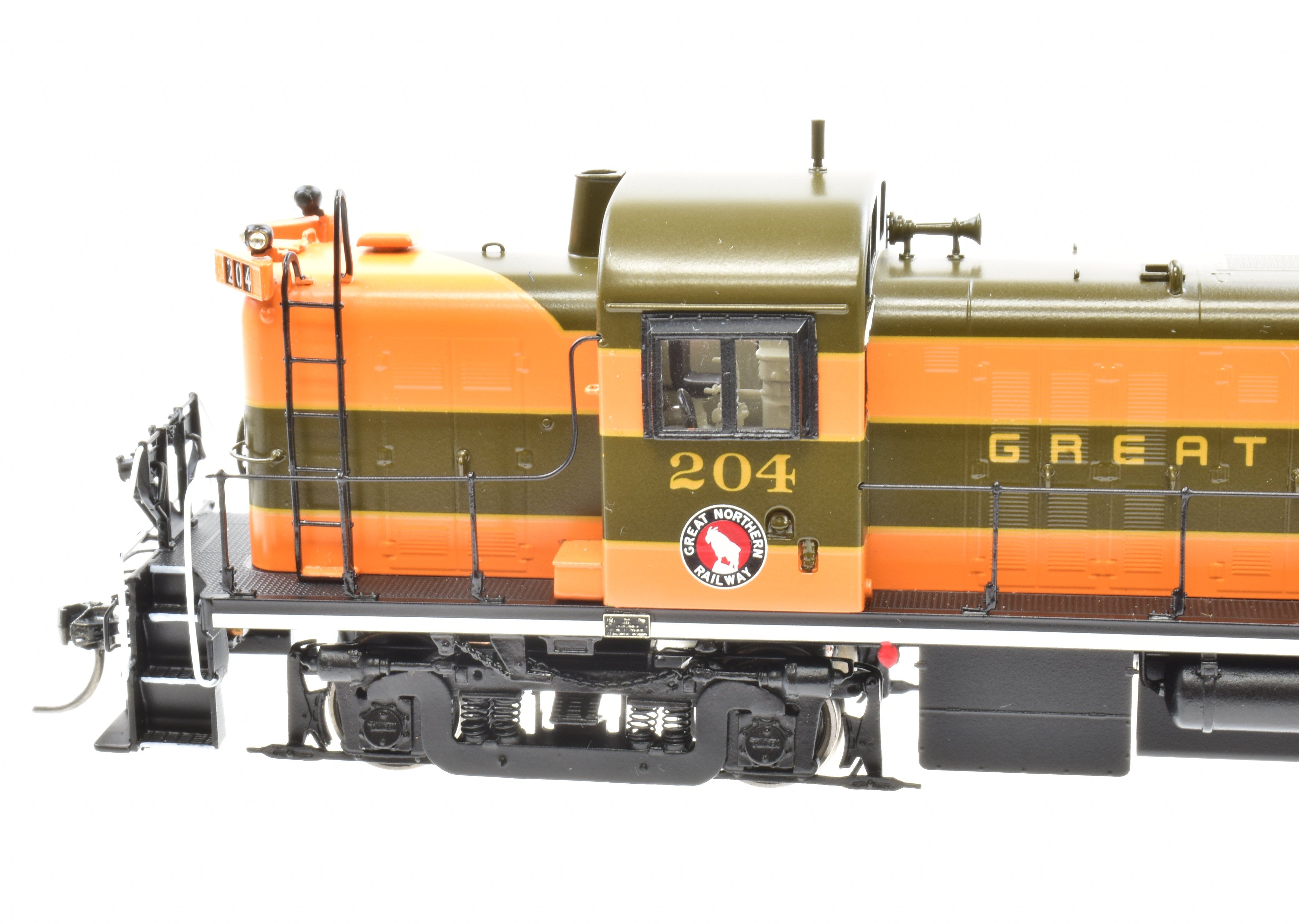 HO Scale Brass Division Point Great Northern Alco RS2 Factory Painted Locomotive Model #204