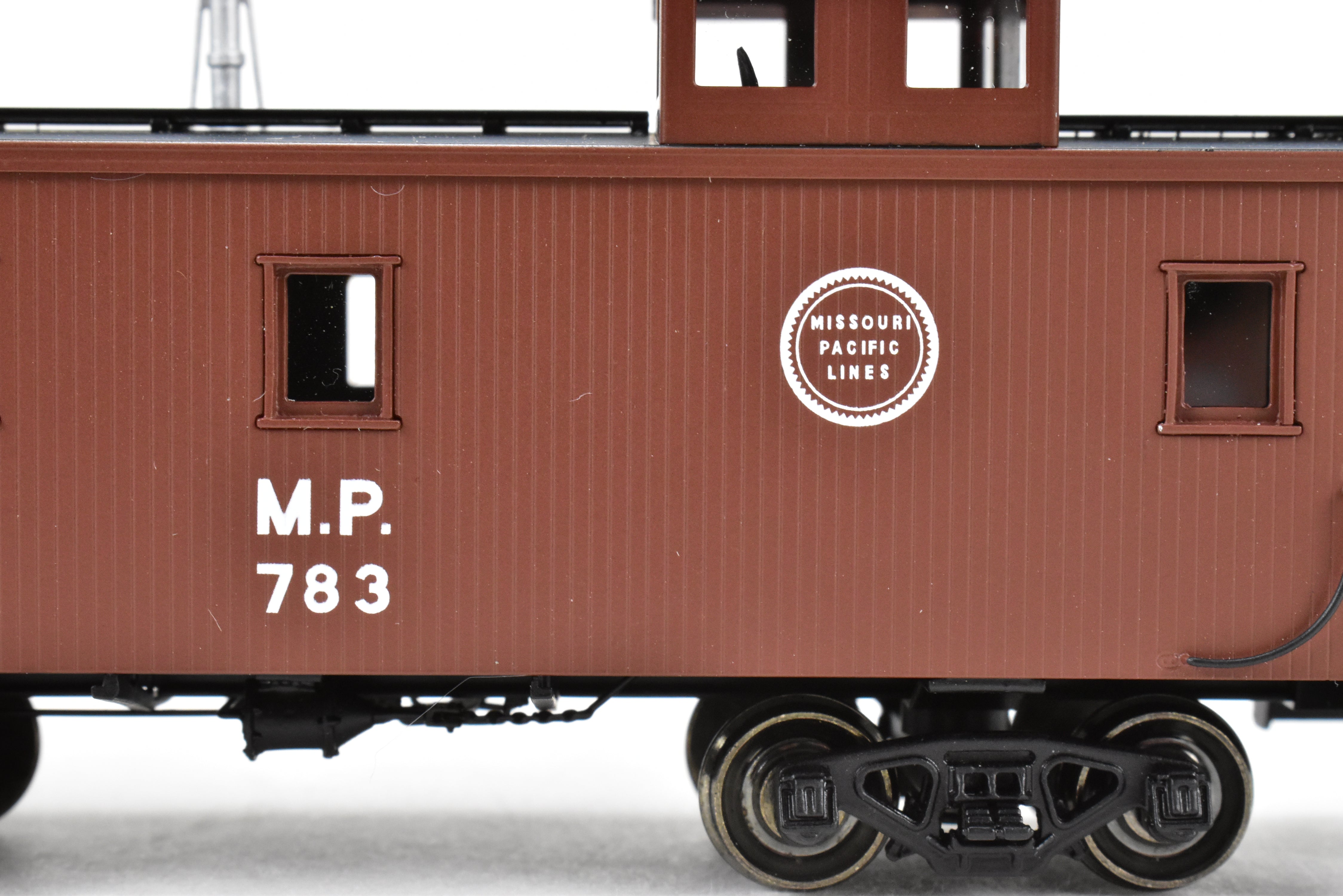 HO Brass OMI Missouri Pacific Wood - Side Caboose F/P #783 by Overland Models