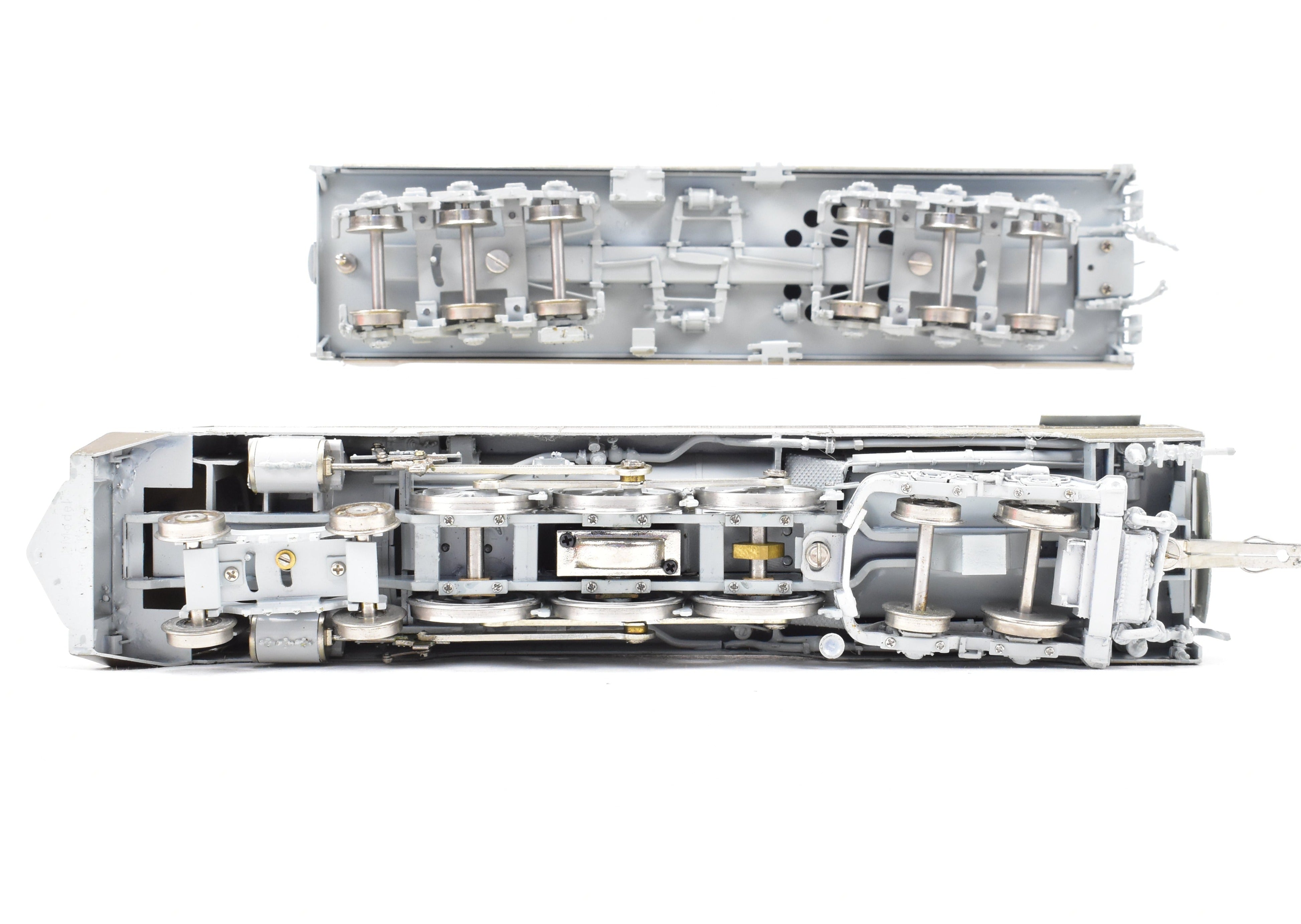 HO Scale Brass Model Train - Precision Scale Co. Chesapeake & Ohio Class L-1 Streamlined 4-6-4 Hudson FP in Stunning Yellow Color