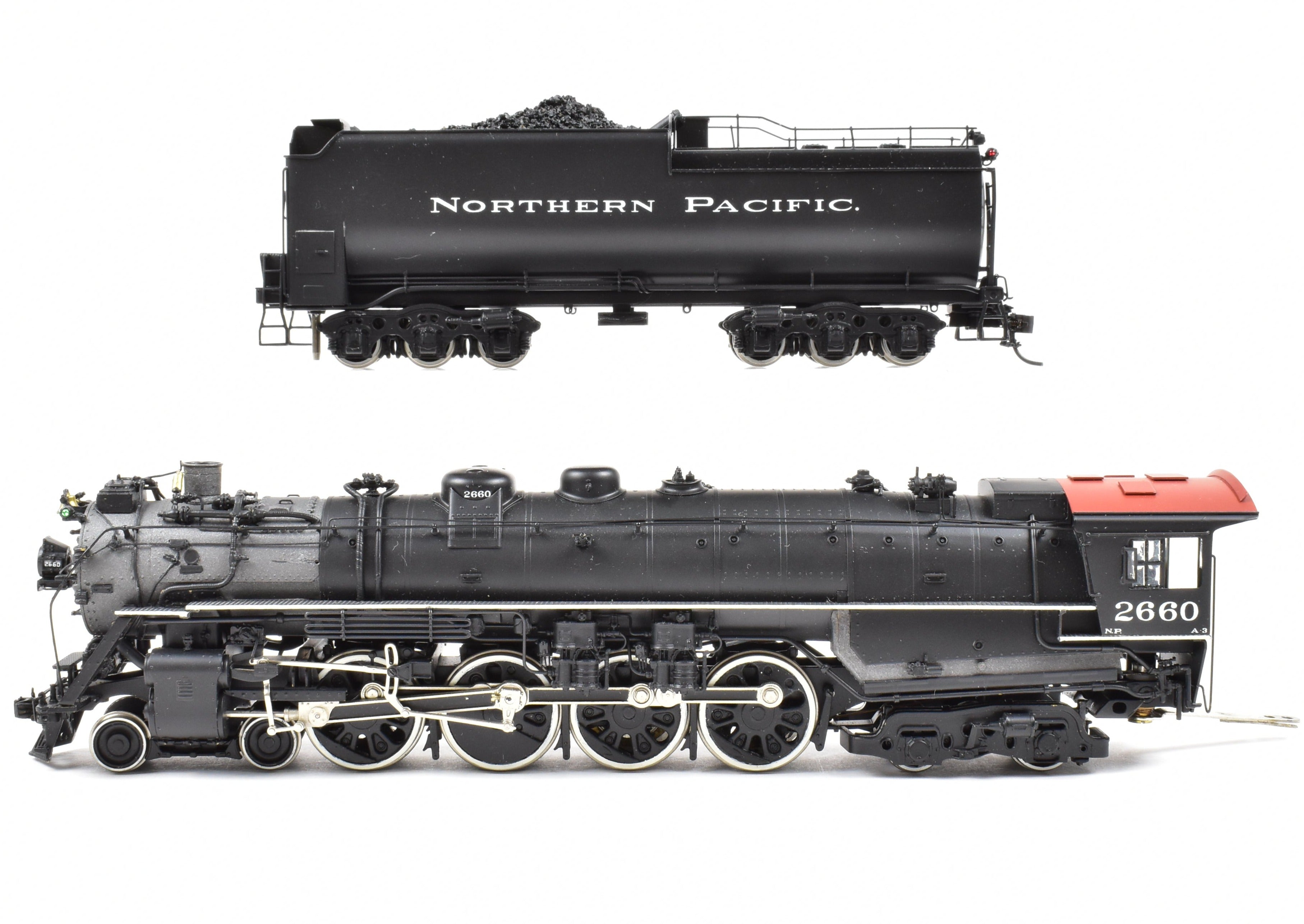HO Scale Brass PFM - Fujiyama Northern Pacific 4-8-4 Class A-3 Pro-Painted Crown No. 2660