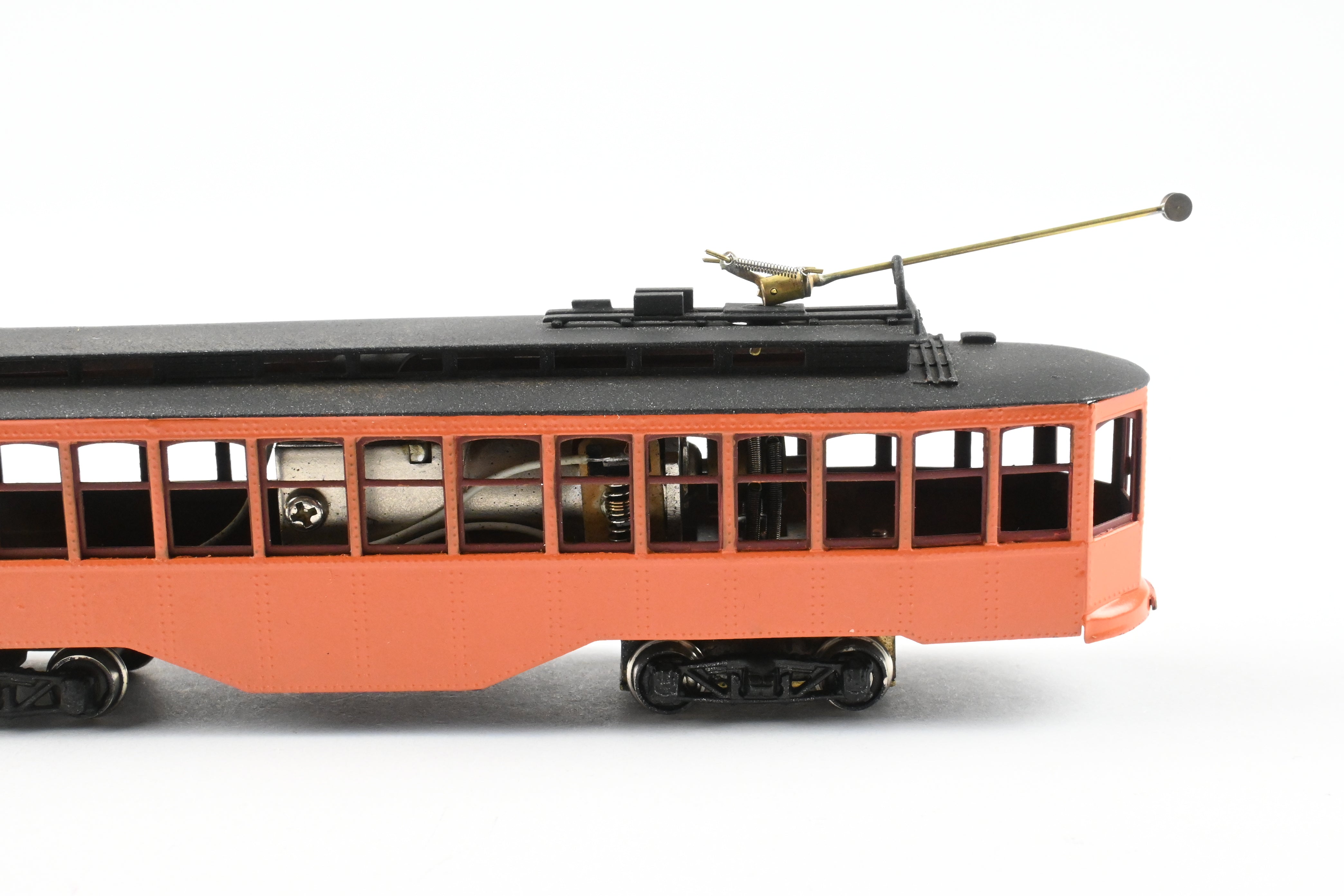 HO Scale Brass Fairfield Models Pittsburgh Railway Co. Single End Version Jones Trolley Car Collectible Model