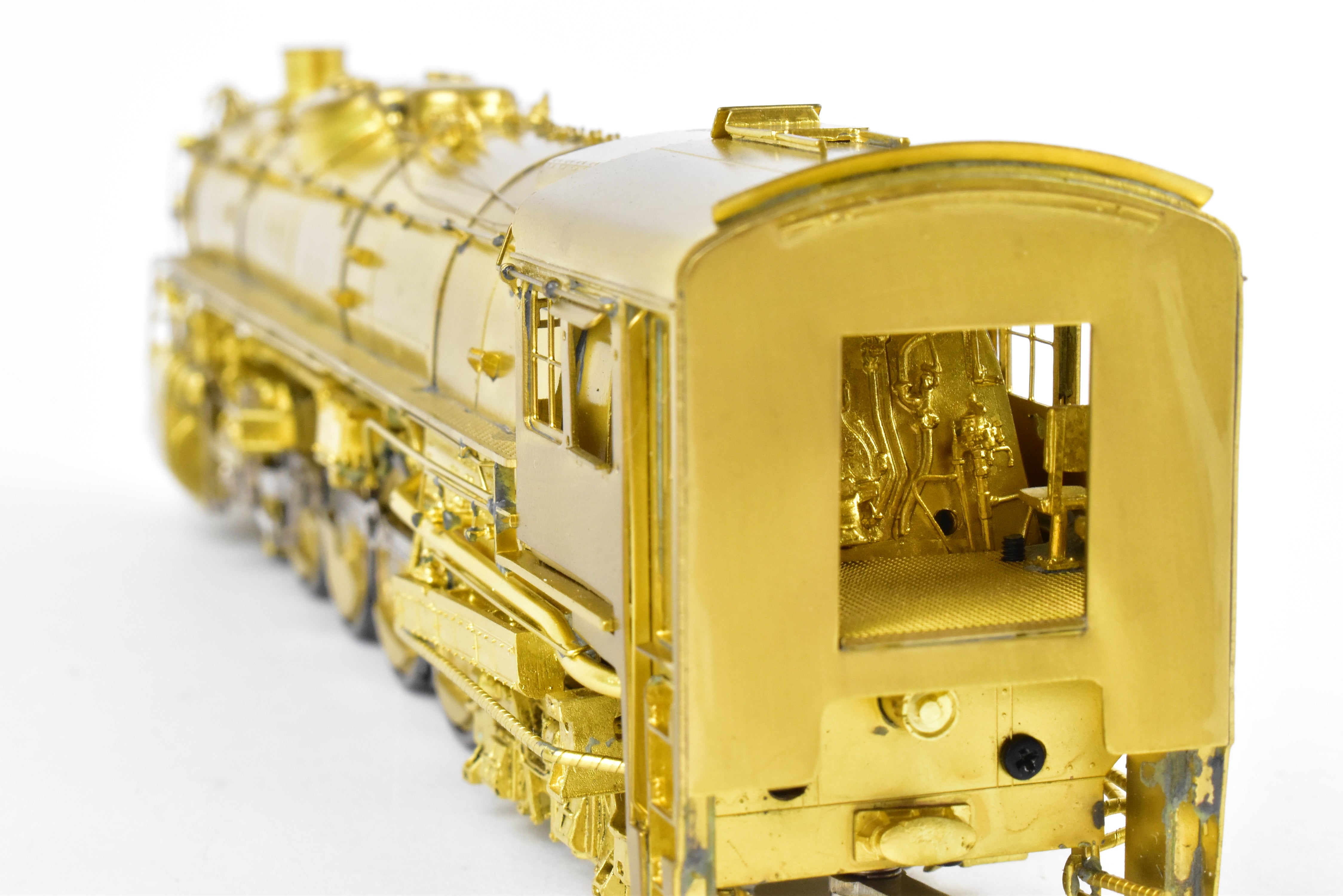 HO Scale Brass Model Train - Overland Models, Inc. MILW - Milwaukee Road S2a Class 4-8-4 Steam Locomotive with Squared Boiler Front, as Rebuilt, Close Domes