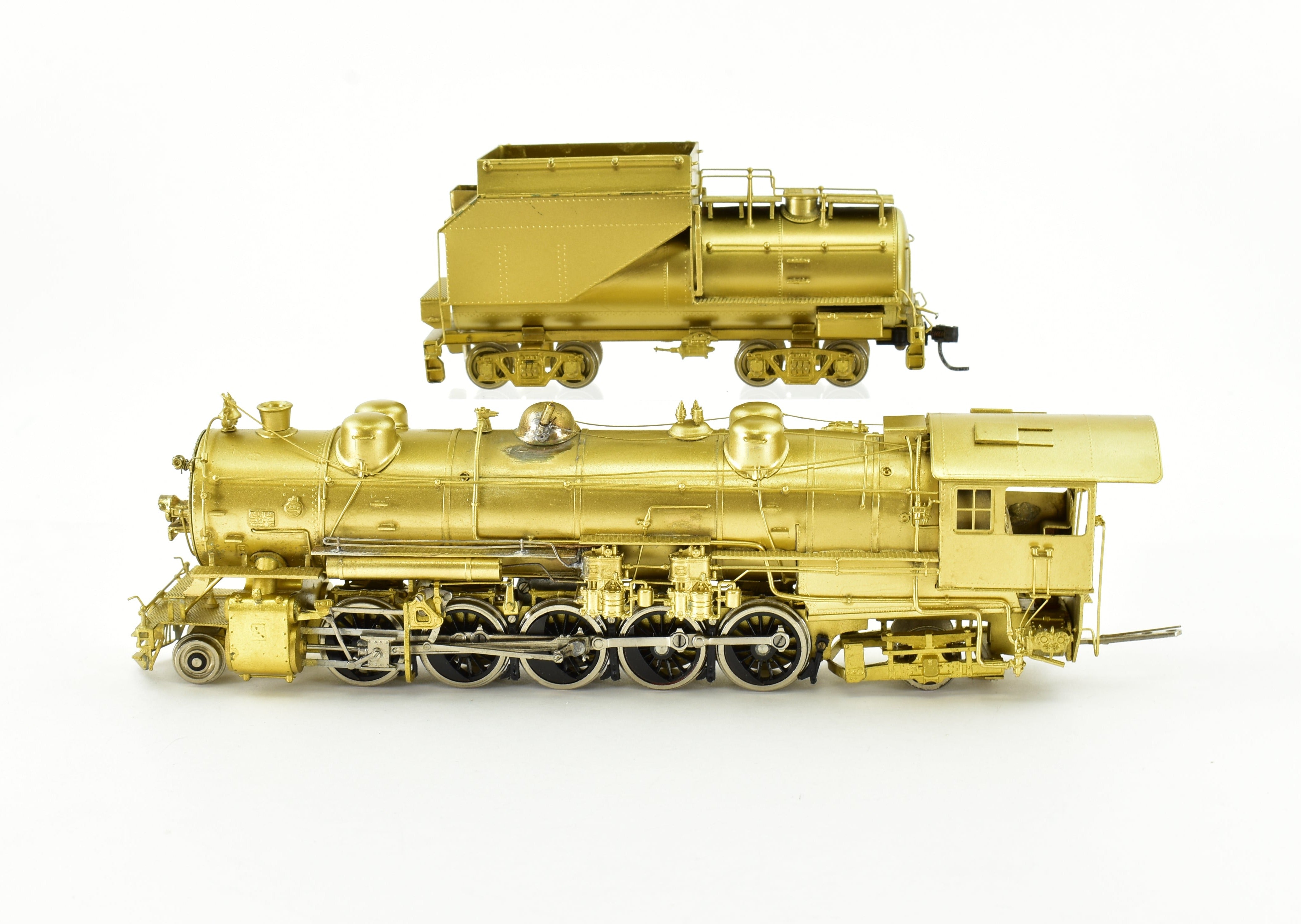 HO Scale Brass ALCO Model Erie Railroad R - 1 2 - 10 - 0 Santa Fe Steam Locomotive Model