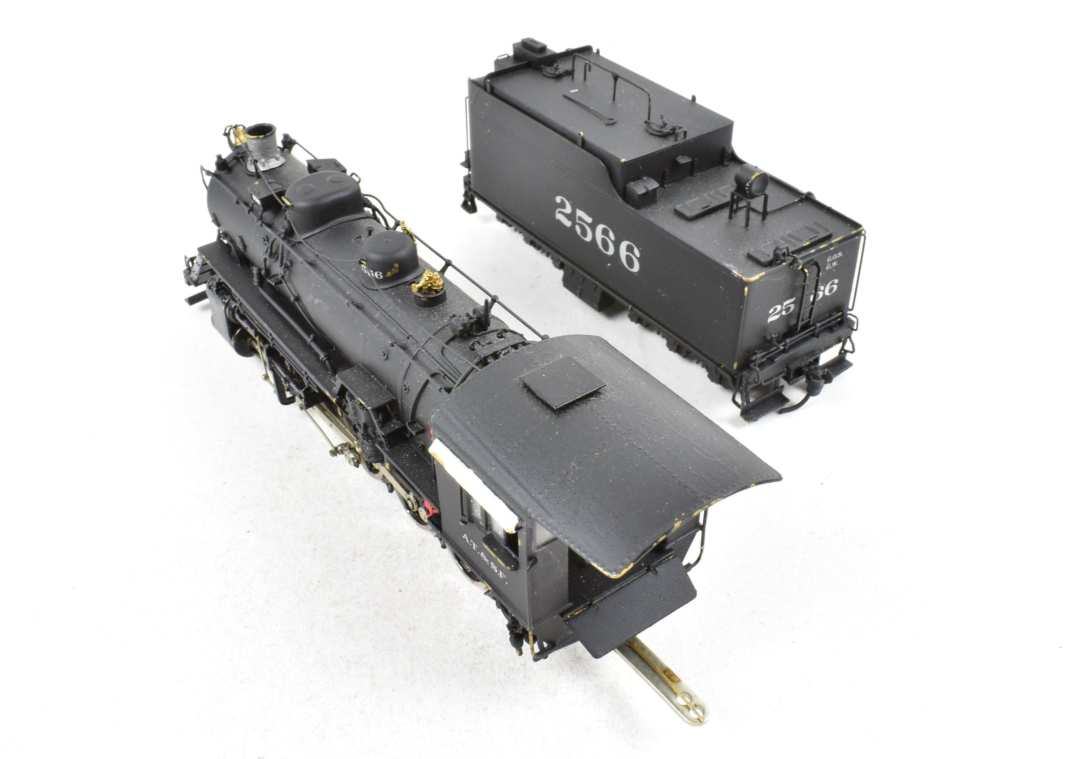 HO Brass Hallmark ATSF Santa Fe 2565 Class 2-10-0 Decapod Locomotive No. 2566