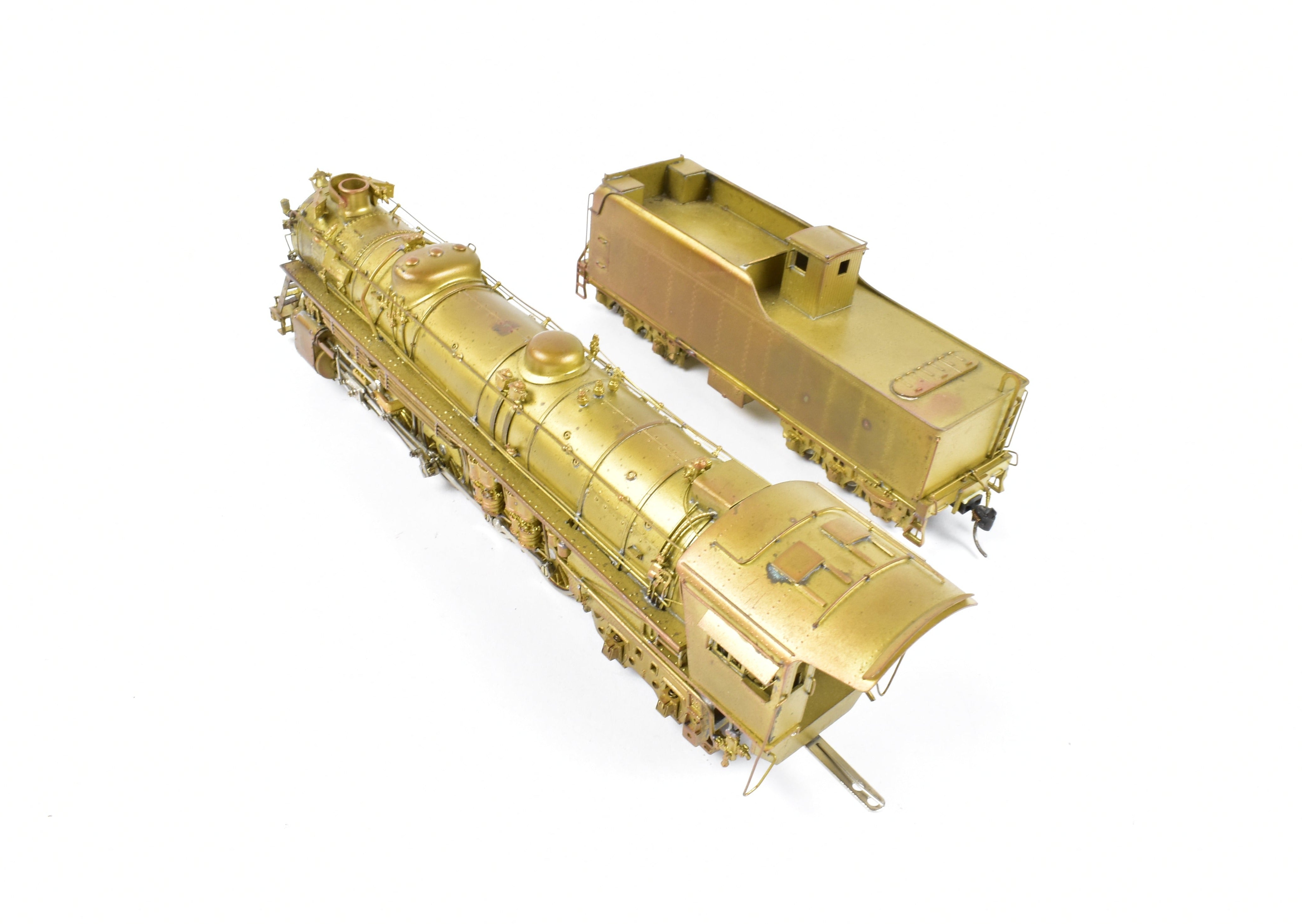 High - Quality HO Scale Brass Key Imports Model of Denver & Rio Grande Western M - 64 4 - 8 - 4 Northern Steam Locomotive