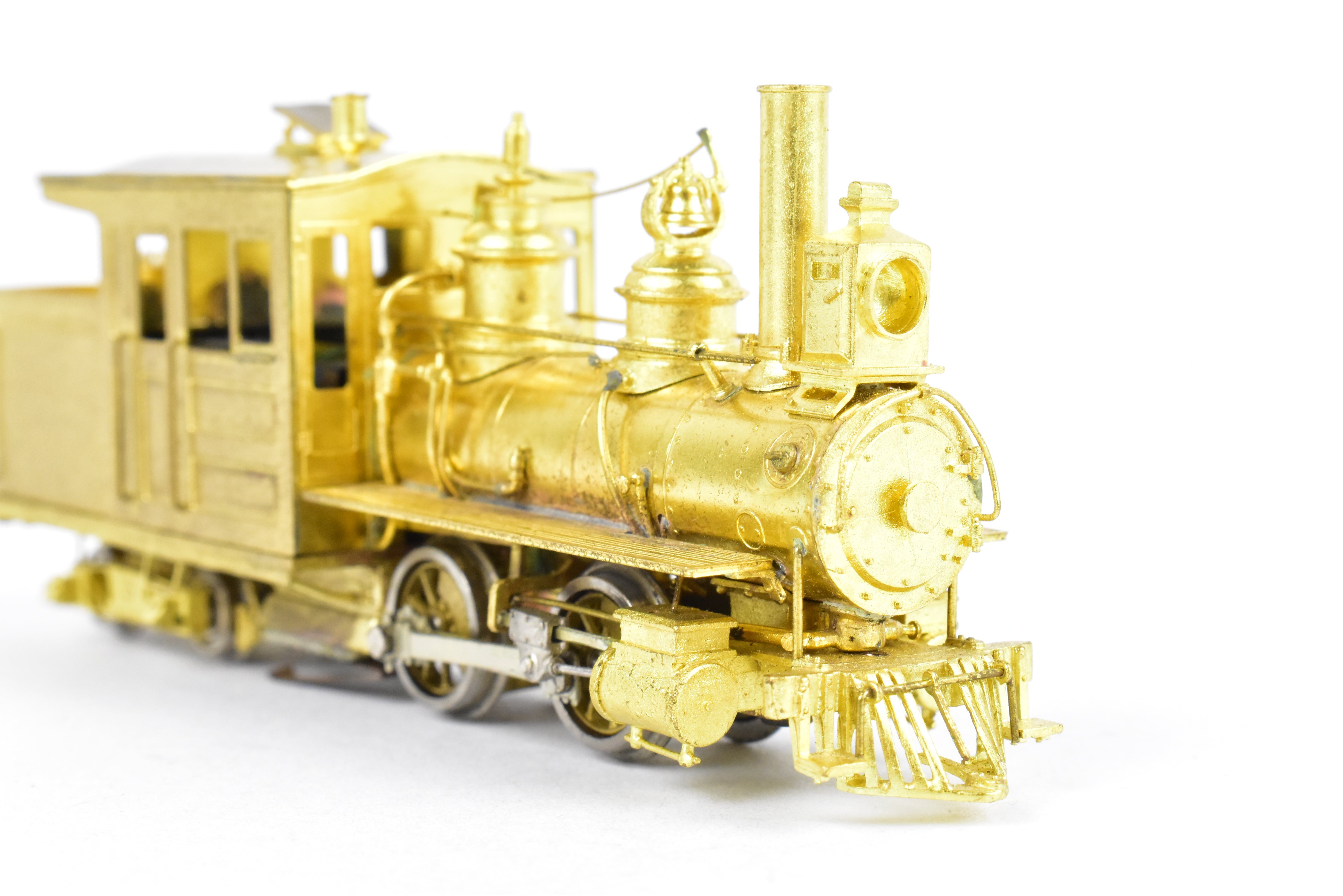 HOn30 Scale Brass Model Train - The Car Works Sandy River & Rangeley Lakes #7 Forney 0 - 4 - 4T Steam Locomotive in REBOXX Packaging