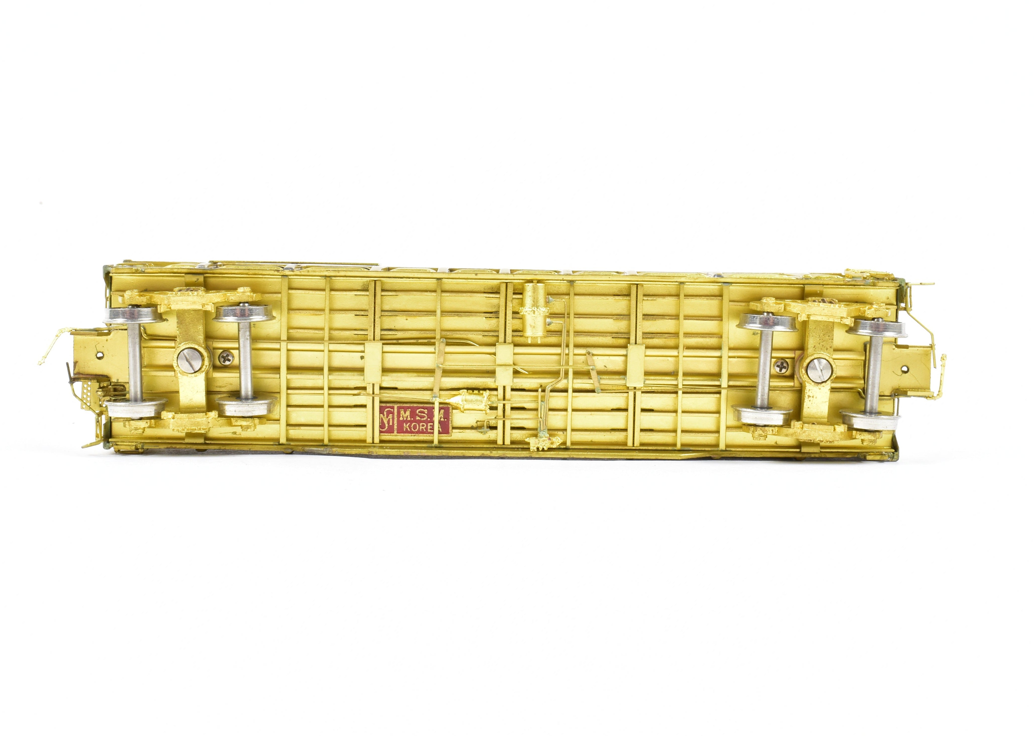OMI Overland Models HO Brass ATSF - Santa Fe 100 Ton Gondola Model