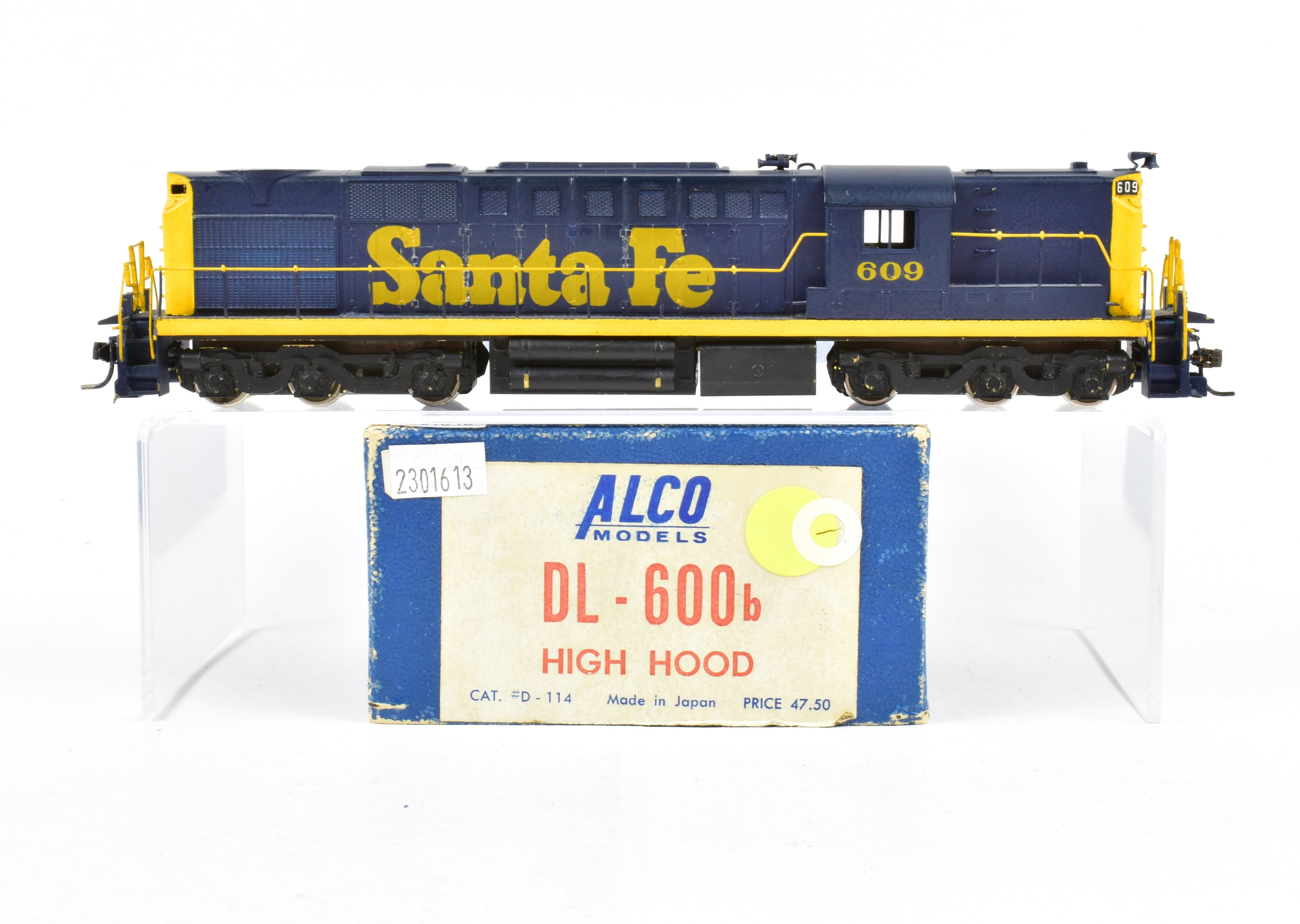 HO Scale Brass Alco Model of ATSF - Santa Fe ALCO DL600B RSD15 High Hood Version for Canadian Pacific Railway