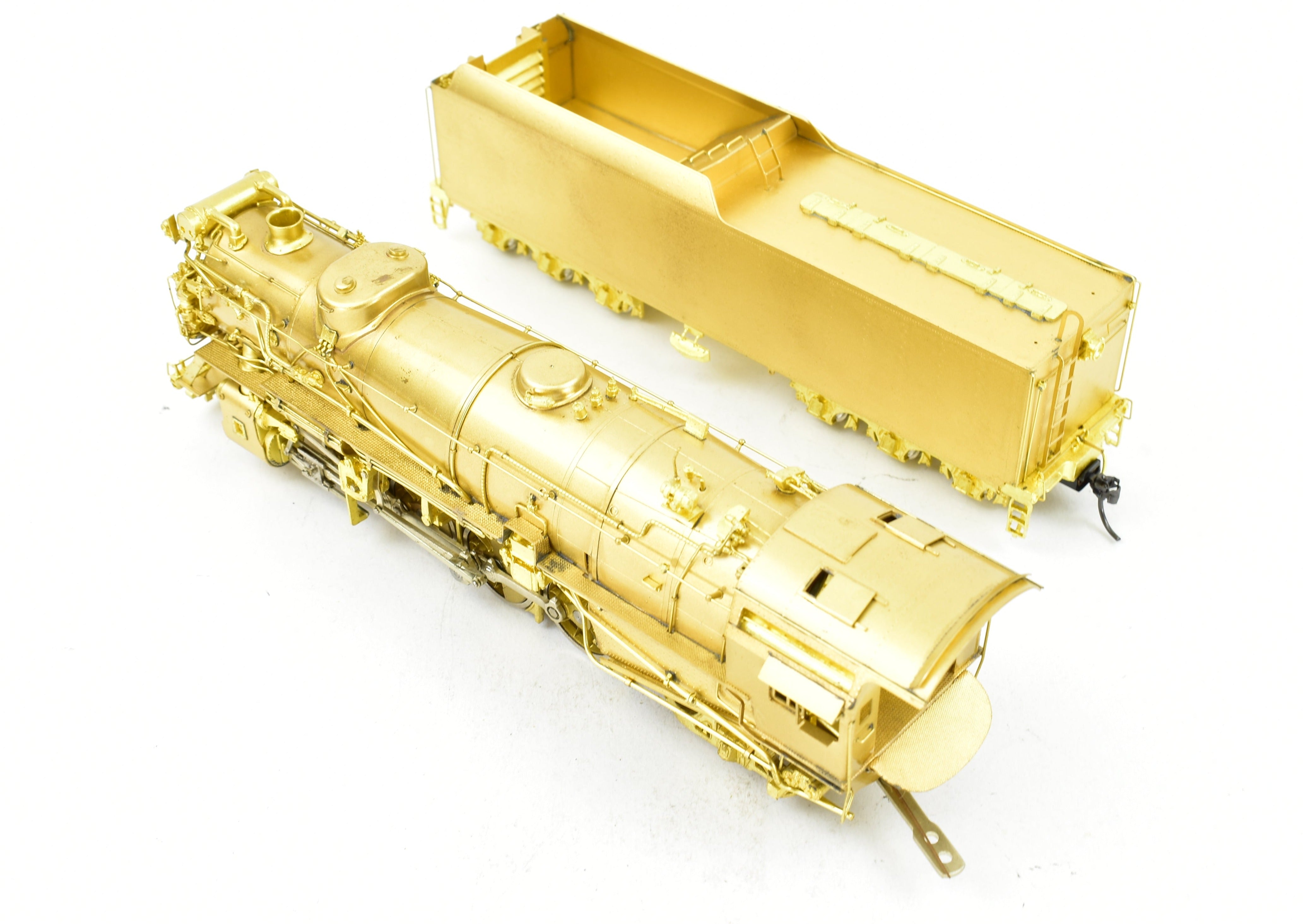 HO Scale Brass Model Train - Key Imports C&O Chesapeake & Ohio K3a Class 2-8-2 Mikado Locomotive with Elesco Feed Water Heater and 21RA Tender