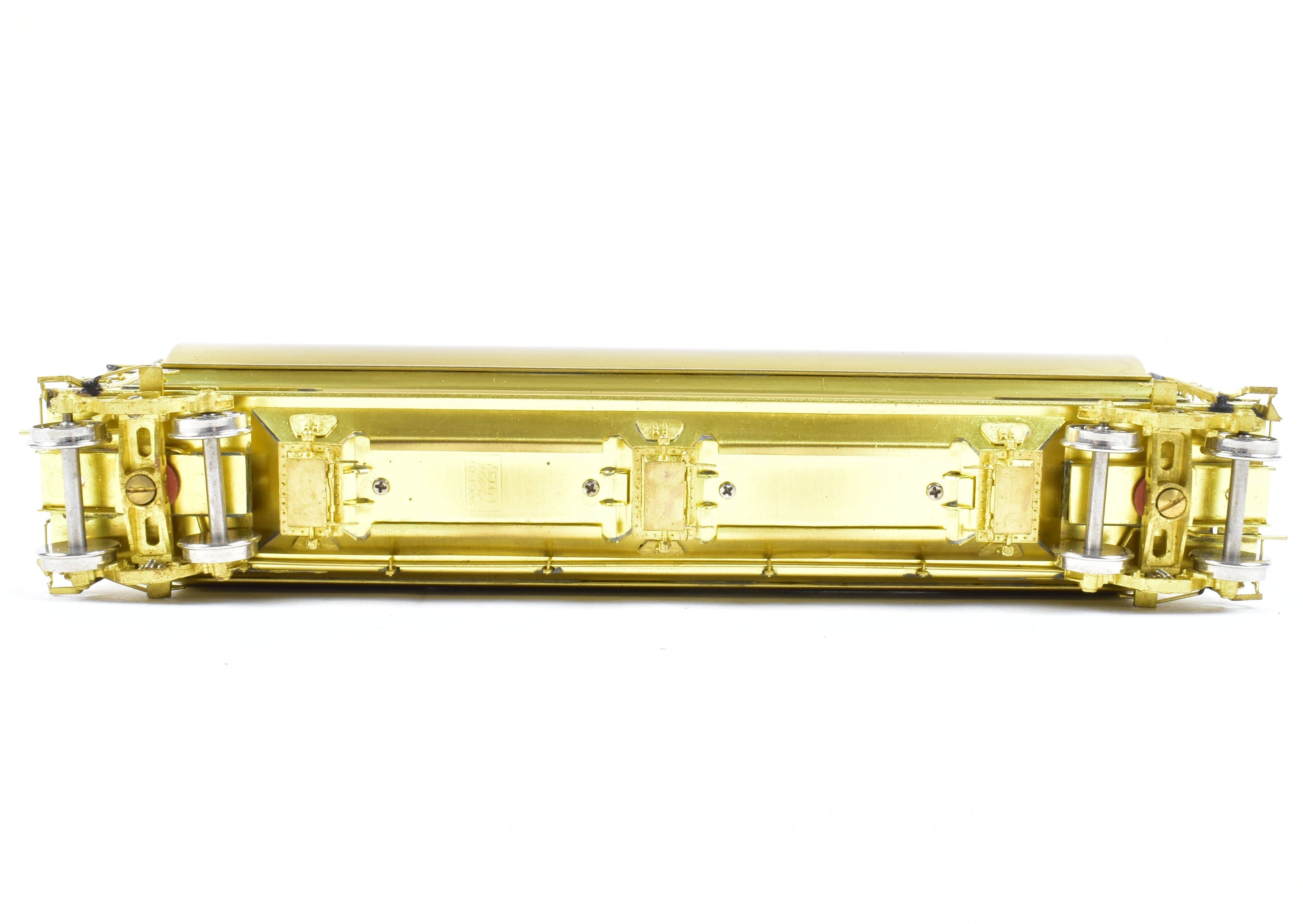HO Scale Brass Model Train - OMI (Overland Models, Inc.) CB&Q - Burlington Route ACF Cylindrical Covered Hopper for Model Railroad Enthusiasts