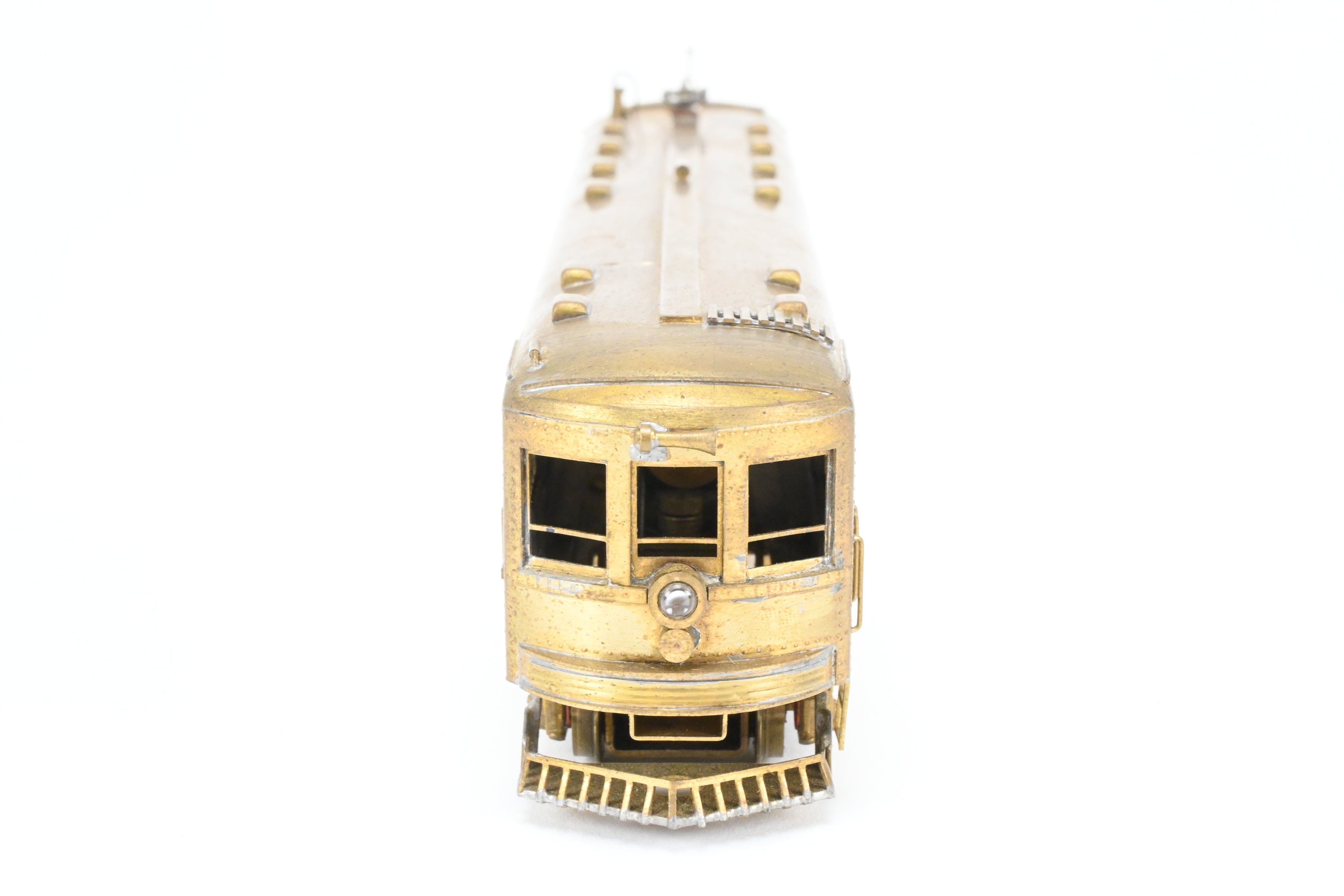 HO Scale Brass Ken Kidder Indiana Railroad Passenger RPO Interurban Model with Minor Wear