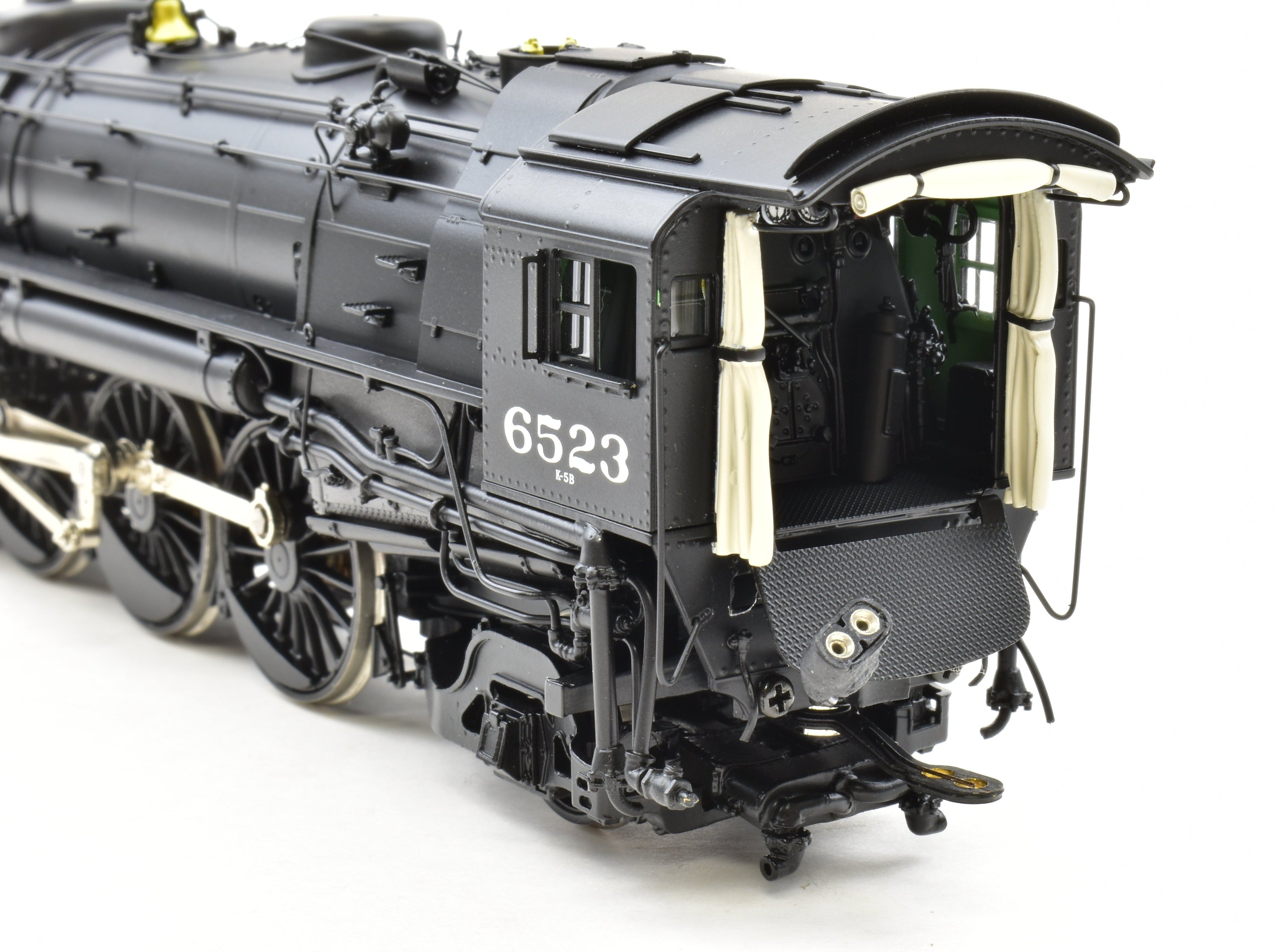 HO Brass Key Imports NYC Big 4 K - 5b 4 - 6 - 2 Pacific Factory - Painted Locomotive #6523