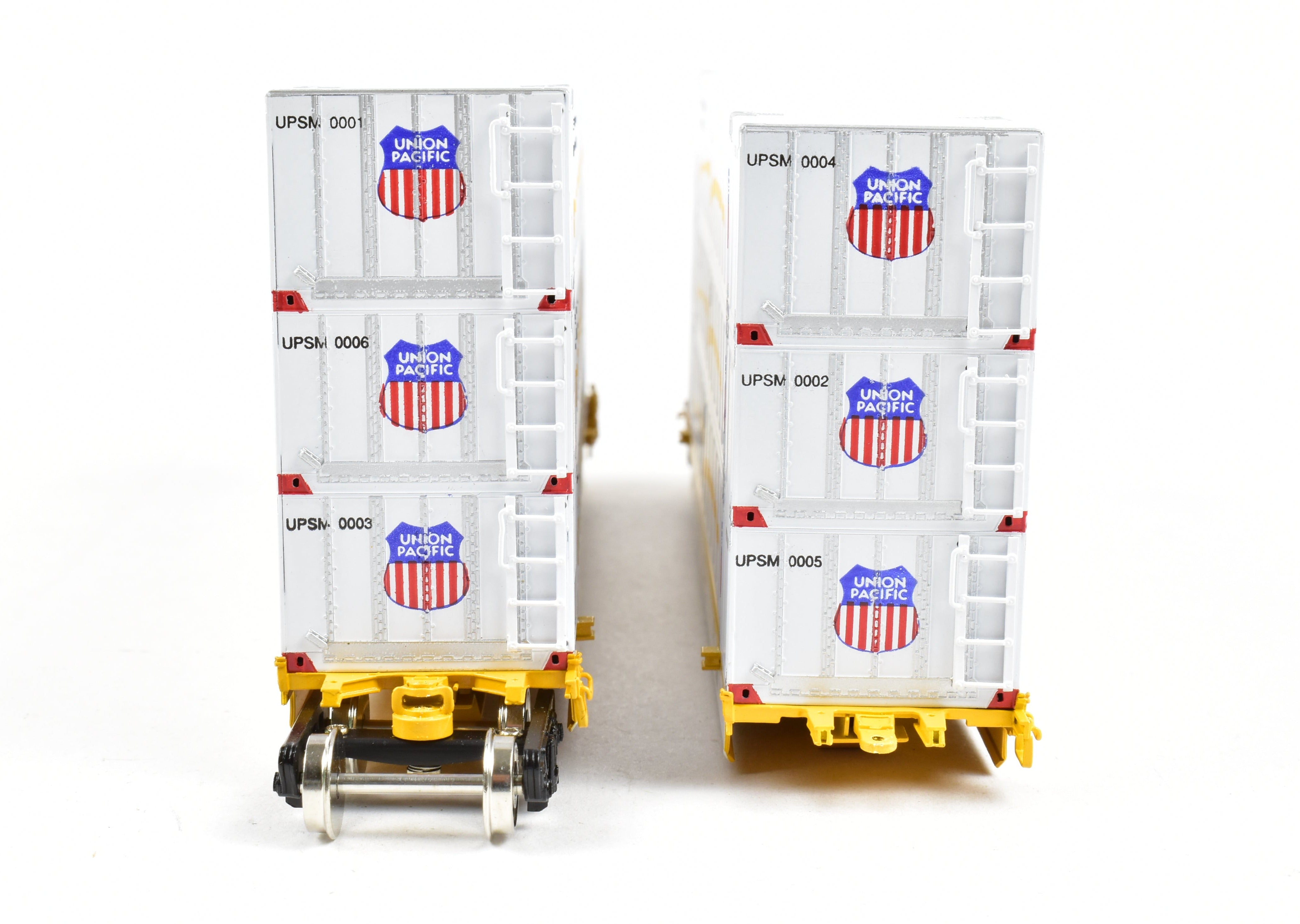 HO Brass Union Pacific Triple Stack Smart Car No. 252002A/B by Overland Models