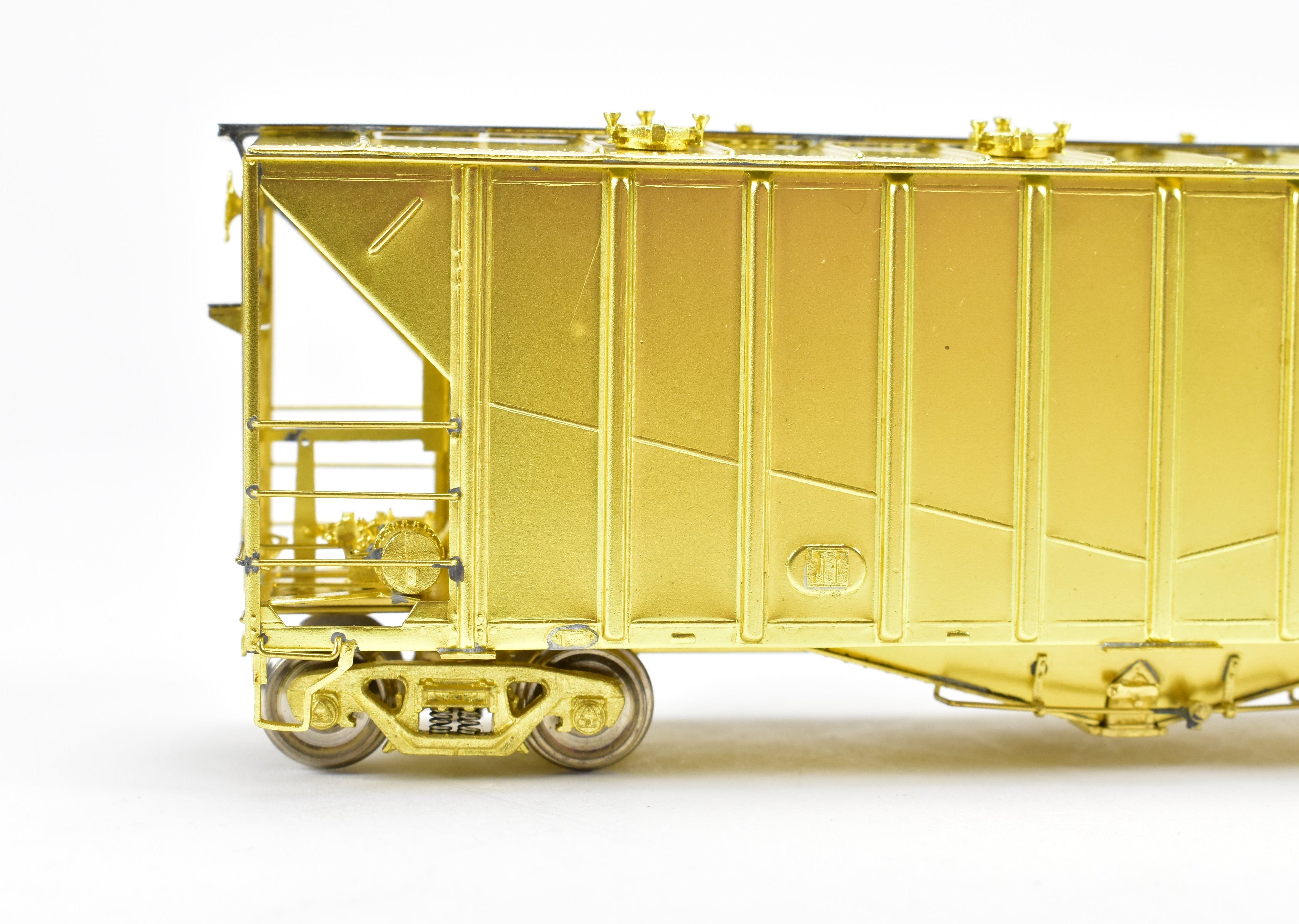 HO Scale Brass Rock Island Airslide Covered Hopper Model by OMI - Overland Models, Inc.