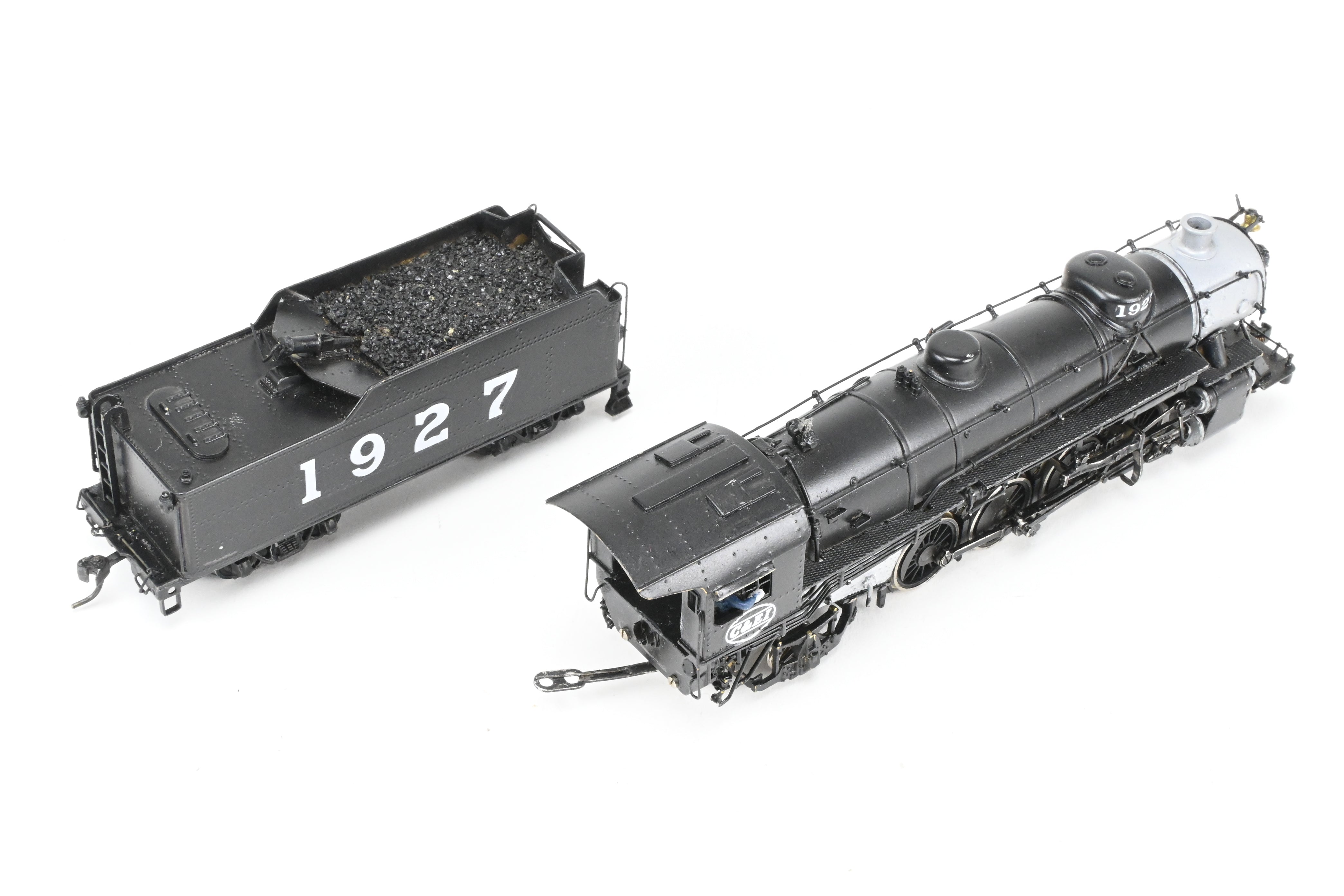 HO Scale Brass Akane 2-8-2 Light Mikado Custom Painted for C&EI USRA