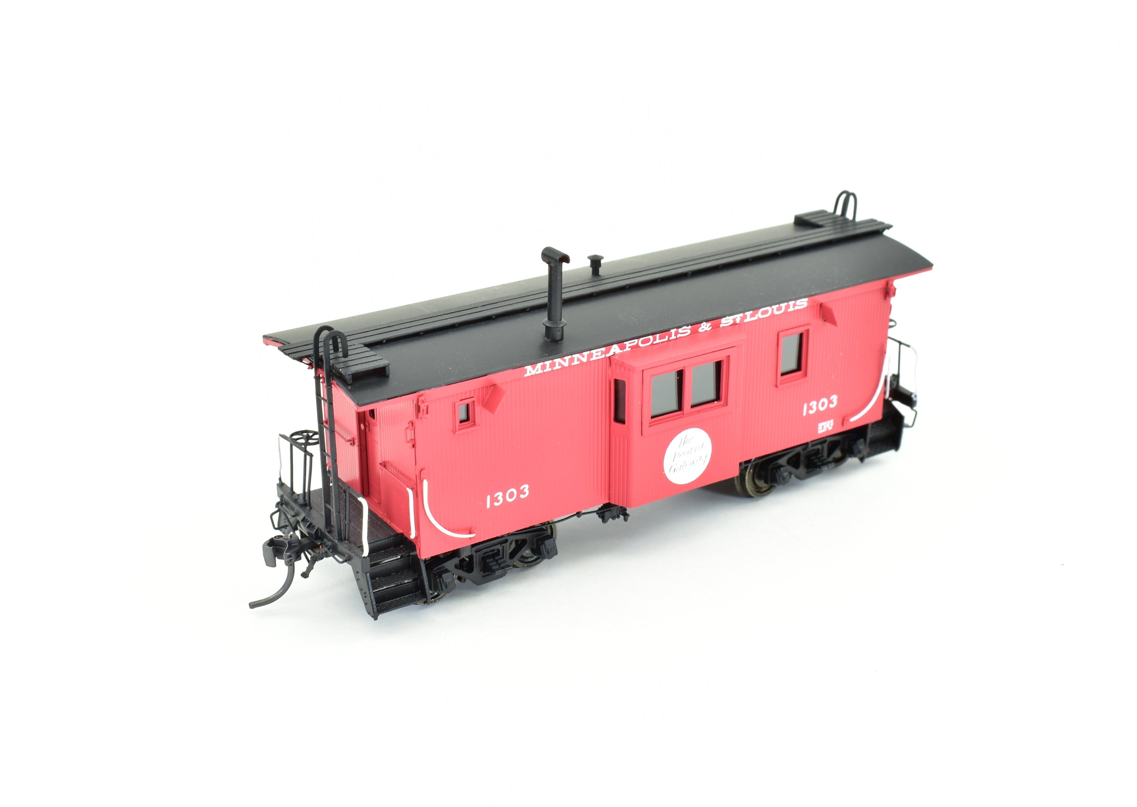 HO Brass DVP Minneapolis & St Louis Wood Bay Window Caboose Model FP 2006