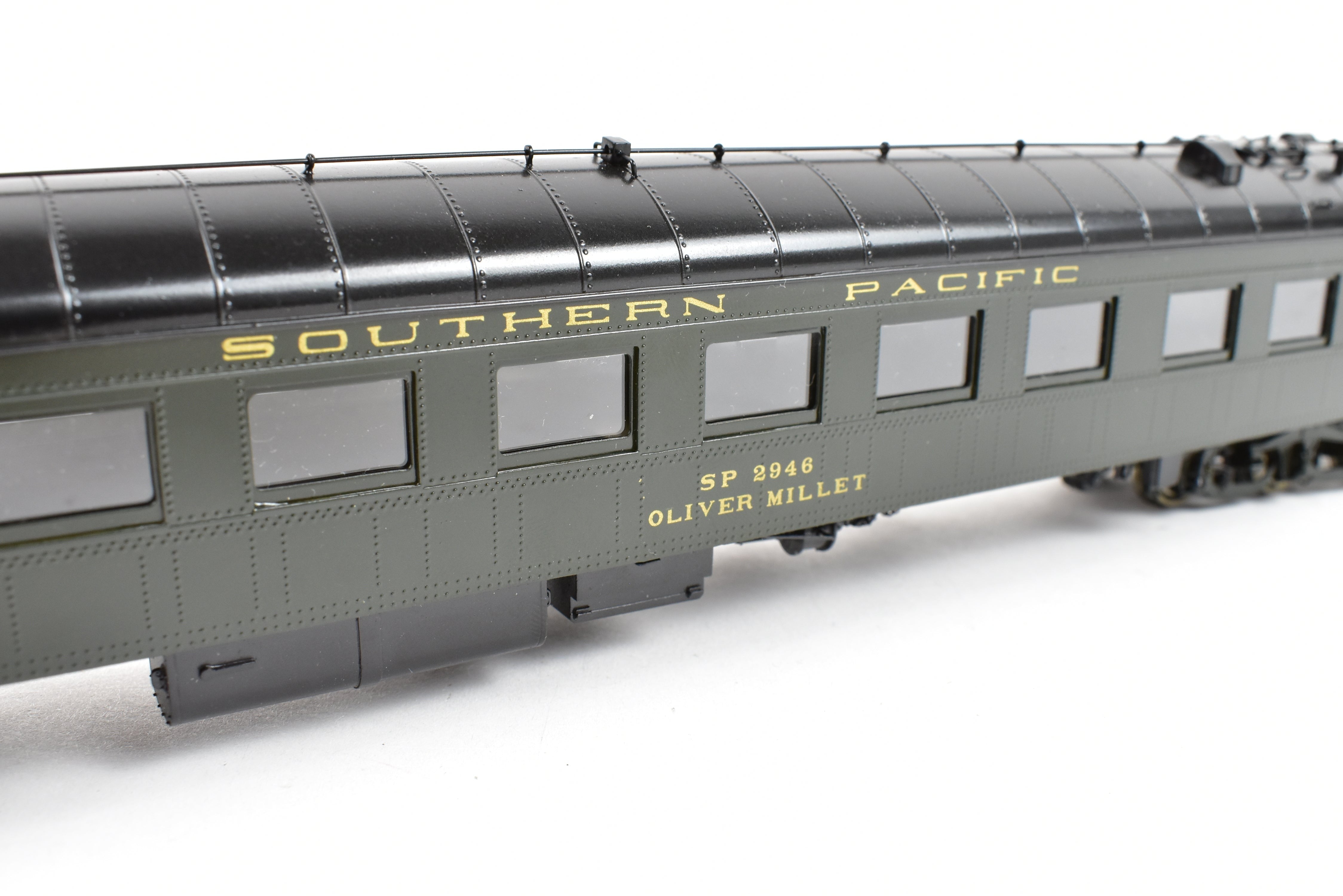 HO Scale Brass Precision Scale Co. Model - Southern Pacific Harriman 77' Lounge Oliver Millet FP Model Train Car