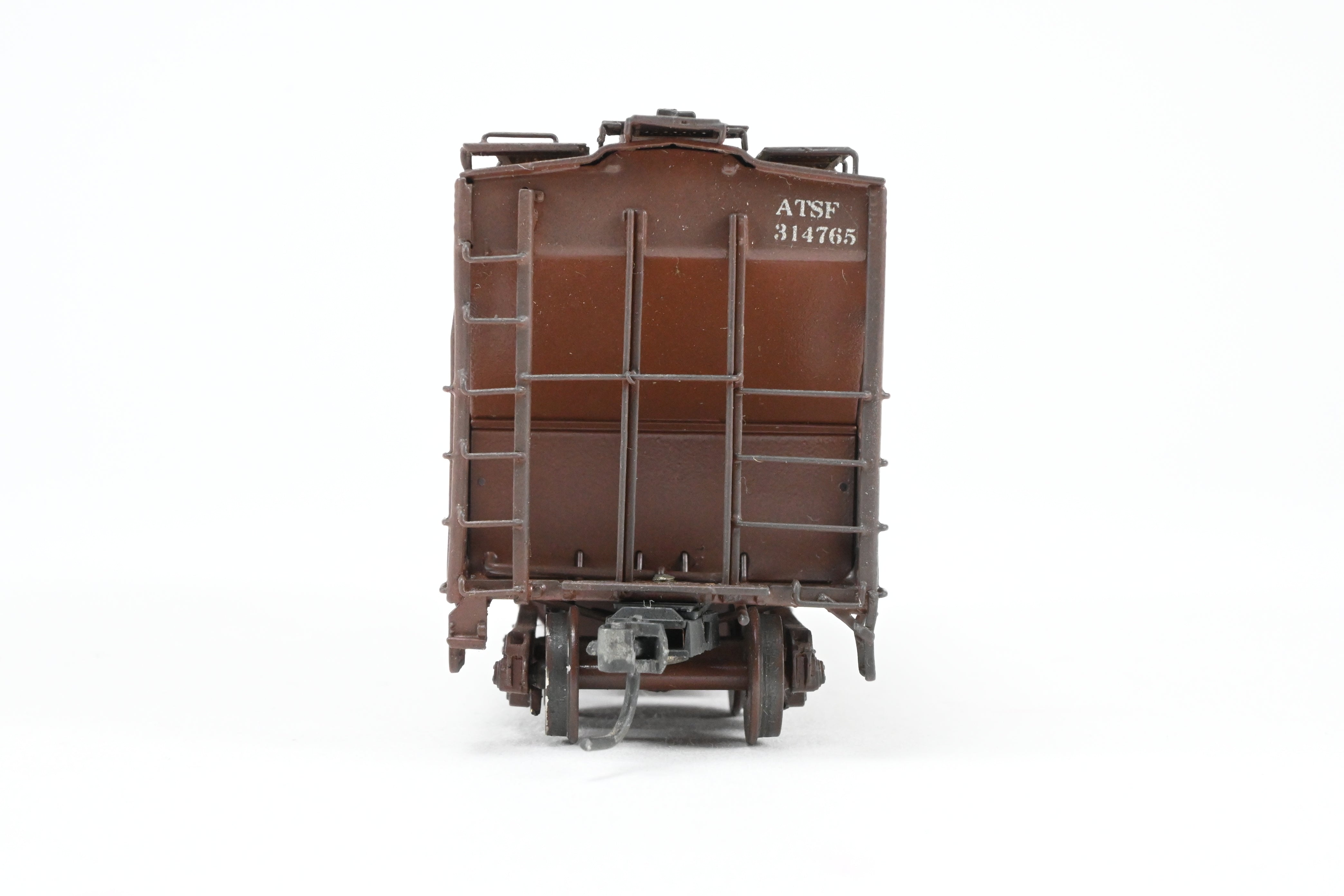 HO Brass OMI ATSF - Santa Fe 2-Bay Covered Hopper Model #350099